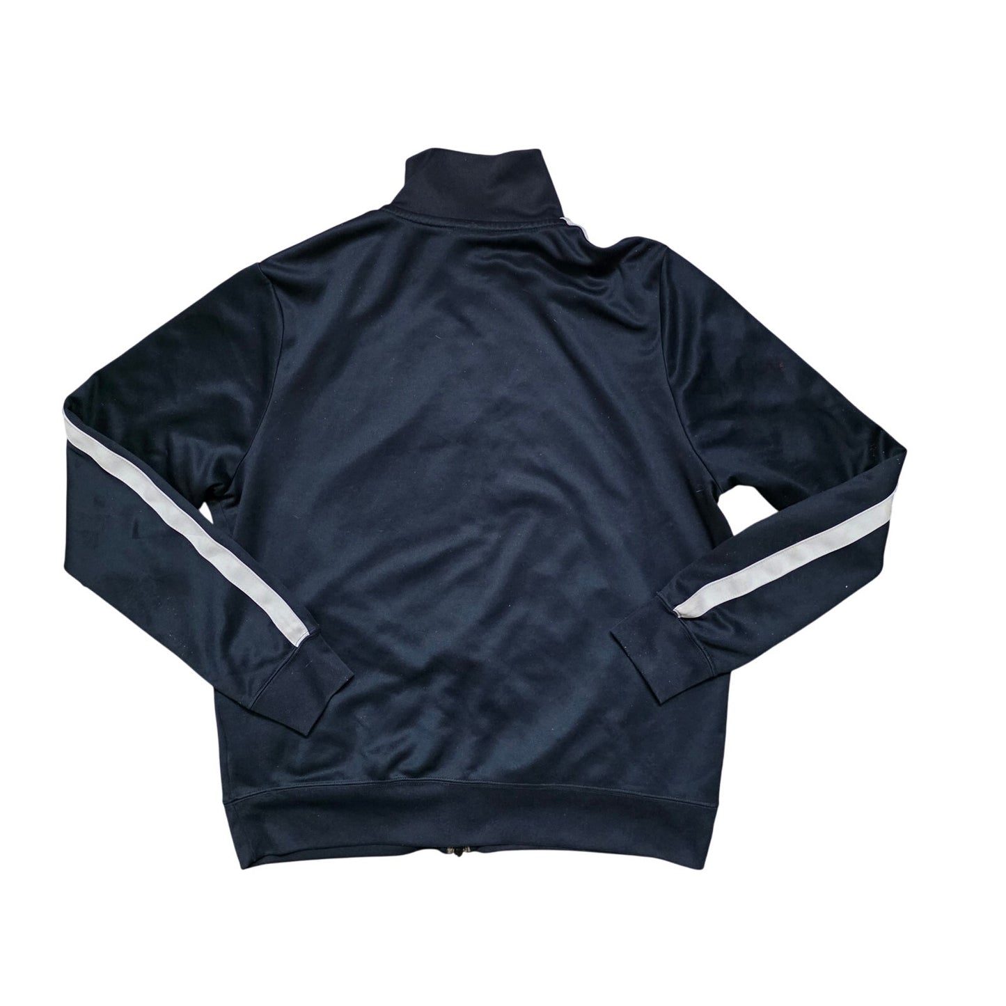 Nike Red Label Logo Zippered Y2k Warm-Up Jacket Men’s L Black Active Track