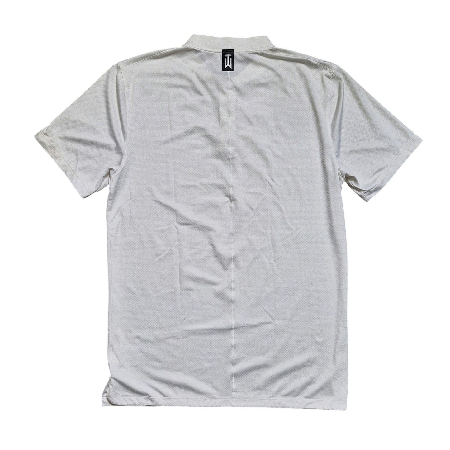 Nike Tiger Woods Polo Shirt Mens Small Gray Blade Collar Dri Fit Golf