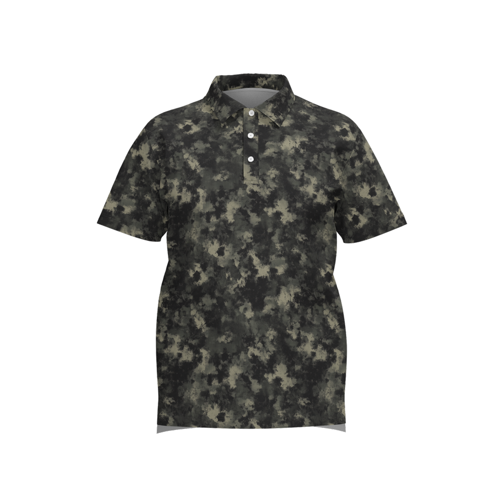Dabbed Camo Performance Golf Polo