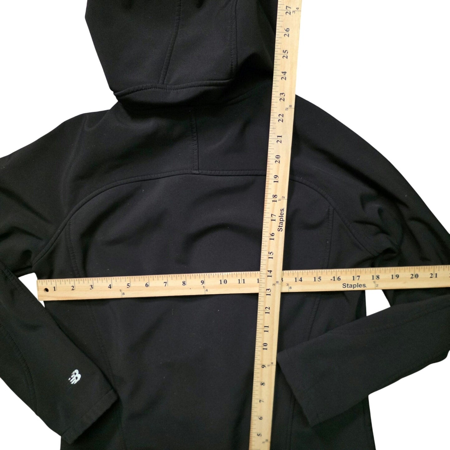 New Balance Windbreaker Jacket Womens S Black Pink Running Lightweight