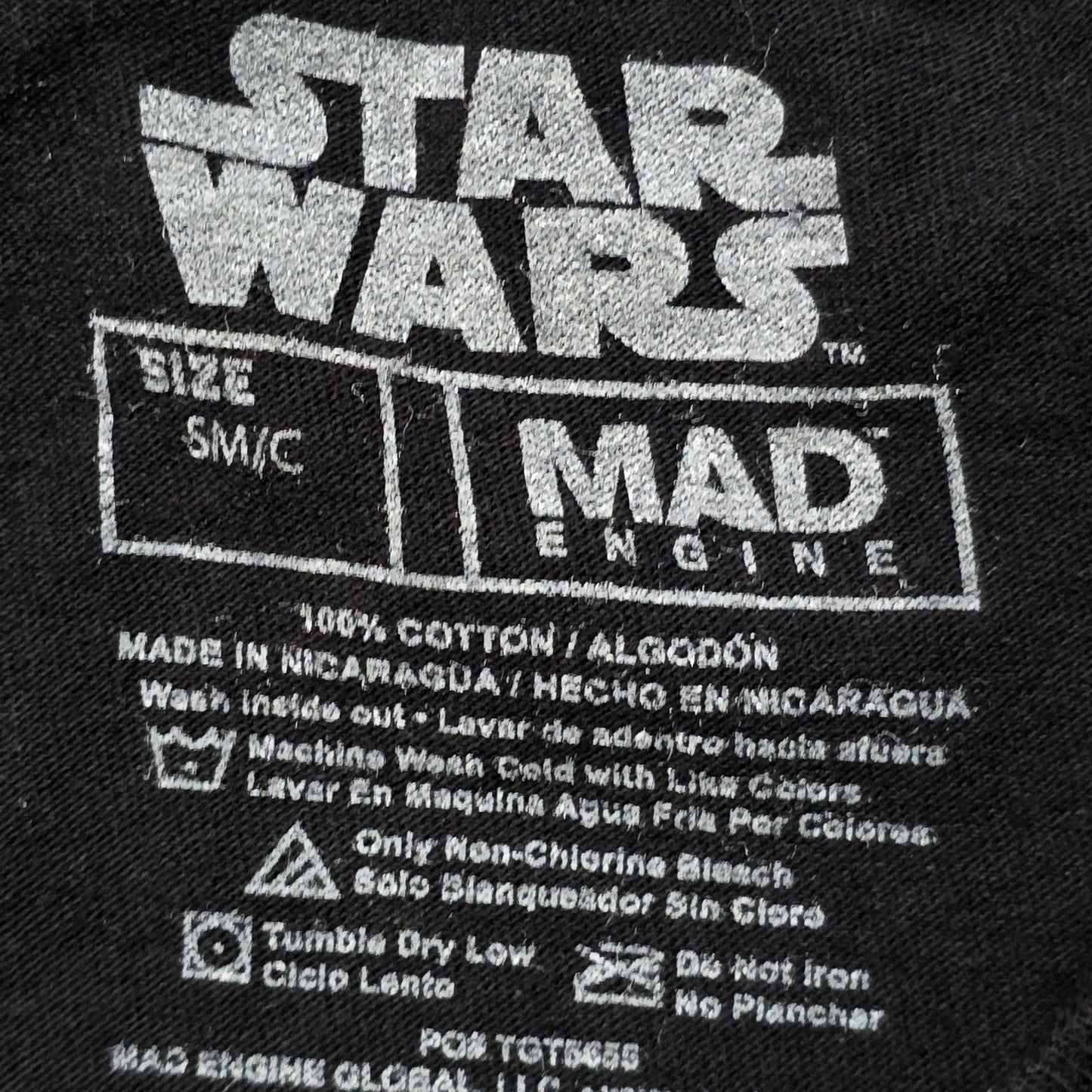 Star Wars Darth Maul Dark Side T-Shirt Mad Engine Men’s S Black Graphic NWT