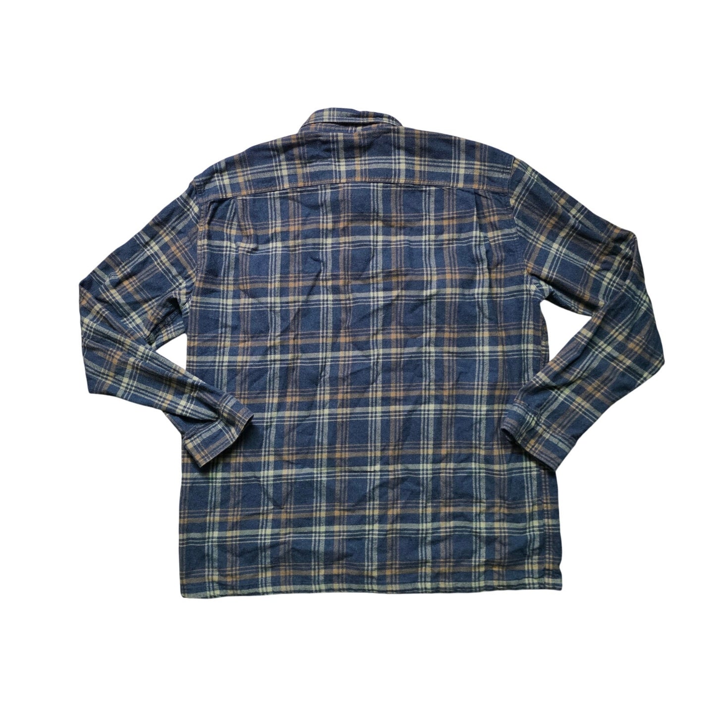 Patagonia Fjord Flannel Shirt Men’s XXL Natural Organic Cotton Midweight