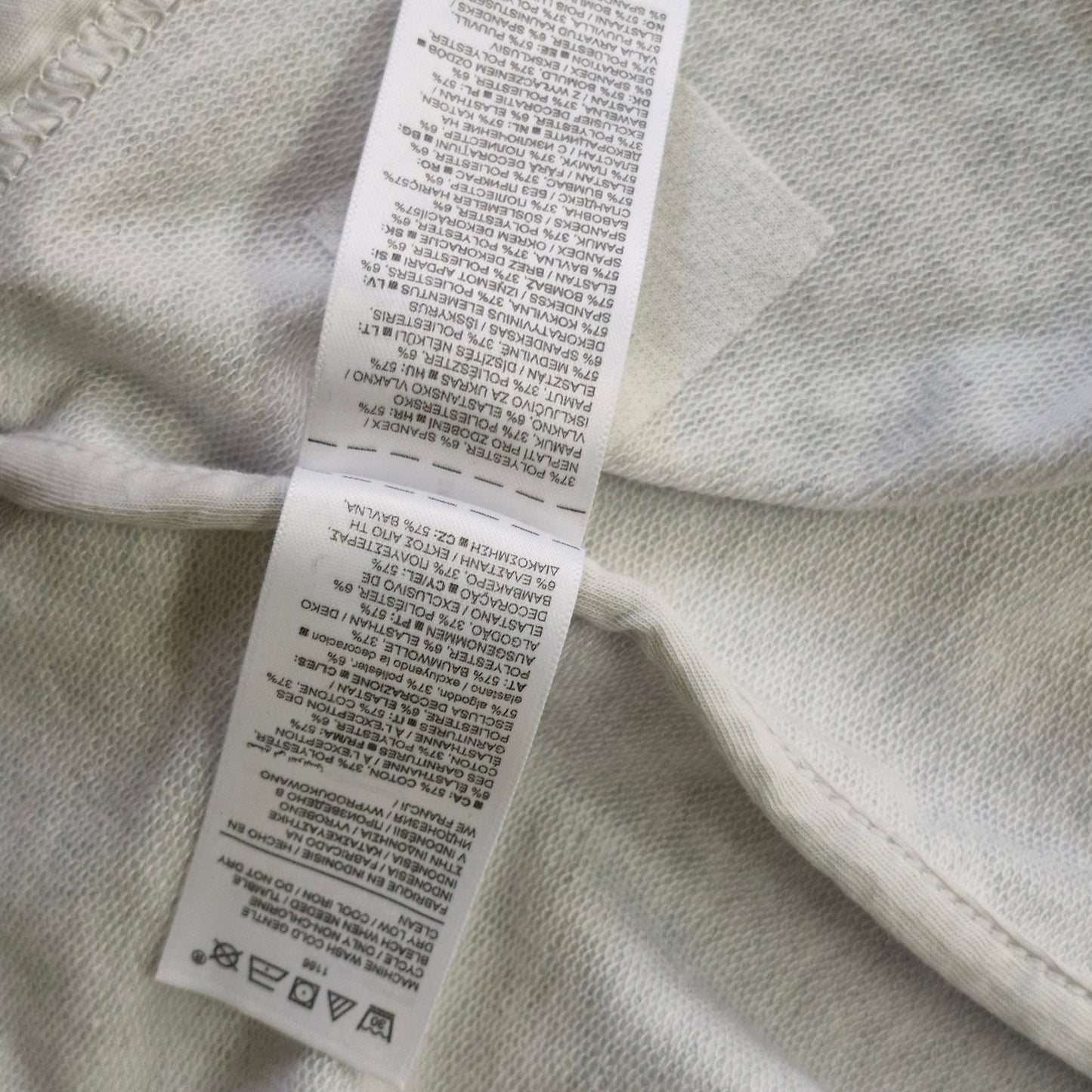 Athleta Retroterry Wrap Sweatshirt Gray Womens Medium