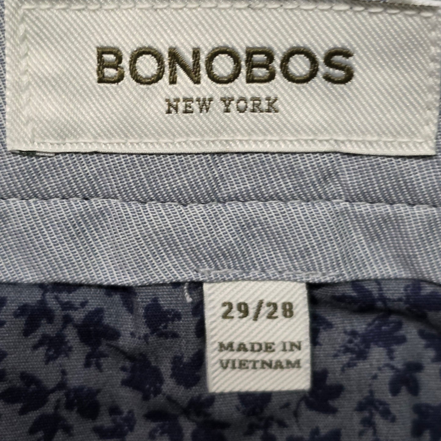Bonobos Athletic Fit 4-Way Stretch Pants Men’s 29x28 Navy Blue