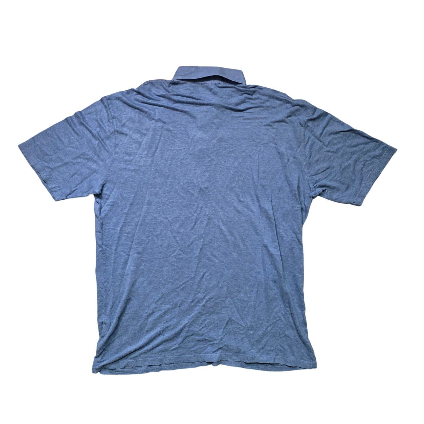 Peter Millar Crown Crafted Polo Shirt Men’s L Blue Short Sleeve Casual