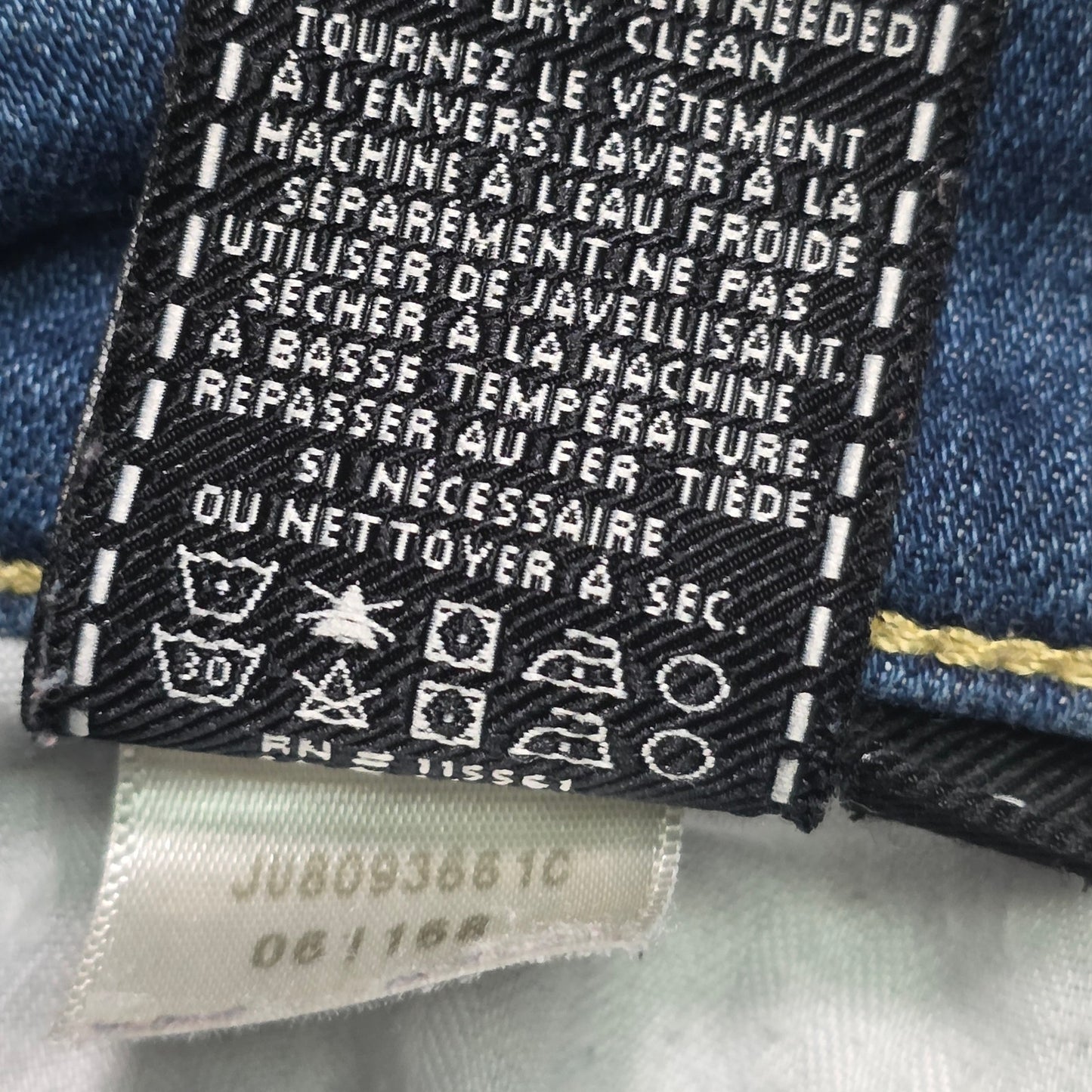 7 For All Mankind Cropped Gwenevere Jeans Women’s 27 Blue Denim Skinny