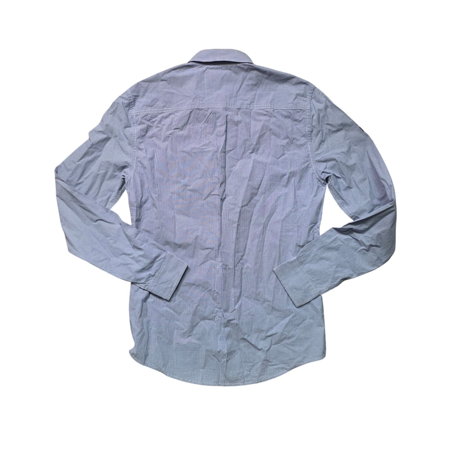 Superdry Button Down Shirt Men S Blue Long Sleeve
