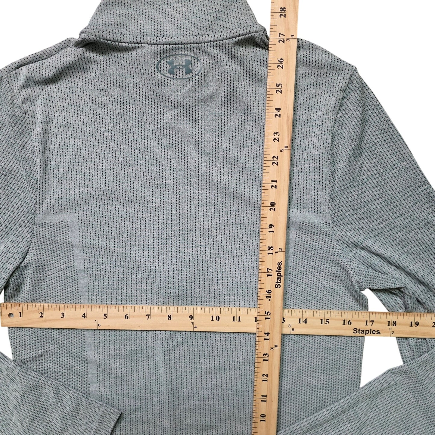 Under Armour Sweater Men S Gray HeatGear ¼ Zip Pullover