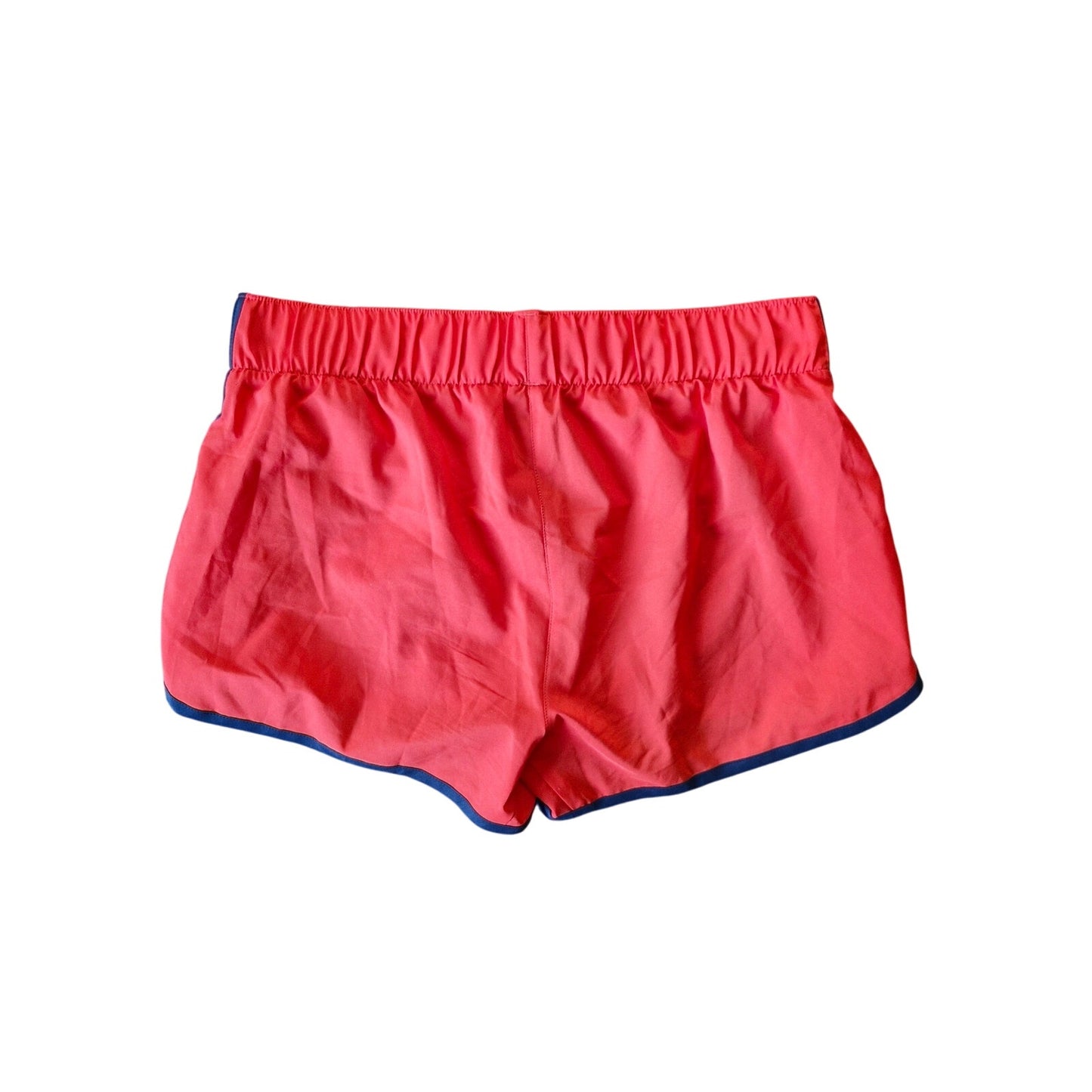 Adidas M10 Icon Running Shorts Women’s Size Medium Red Blue Trim 3" Style CD5104