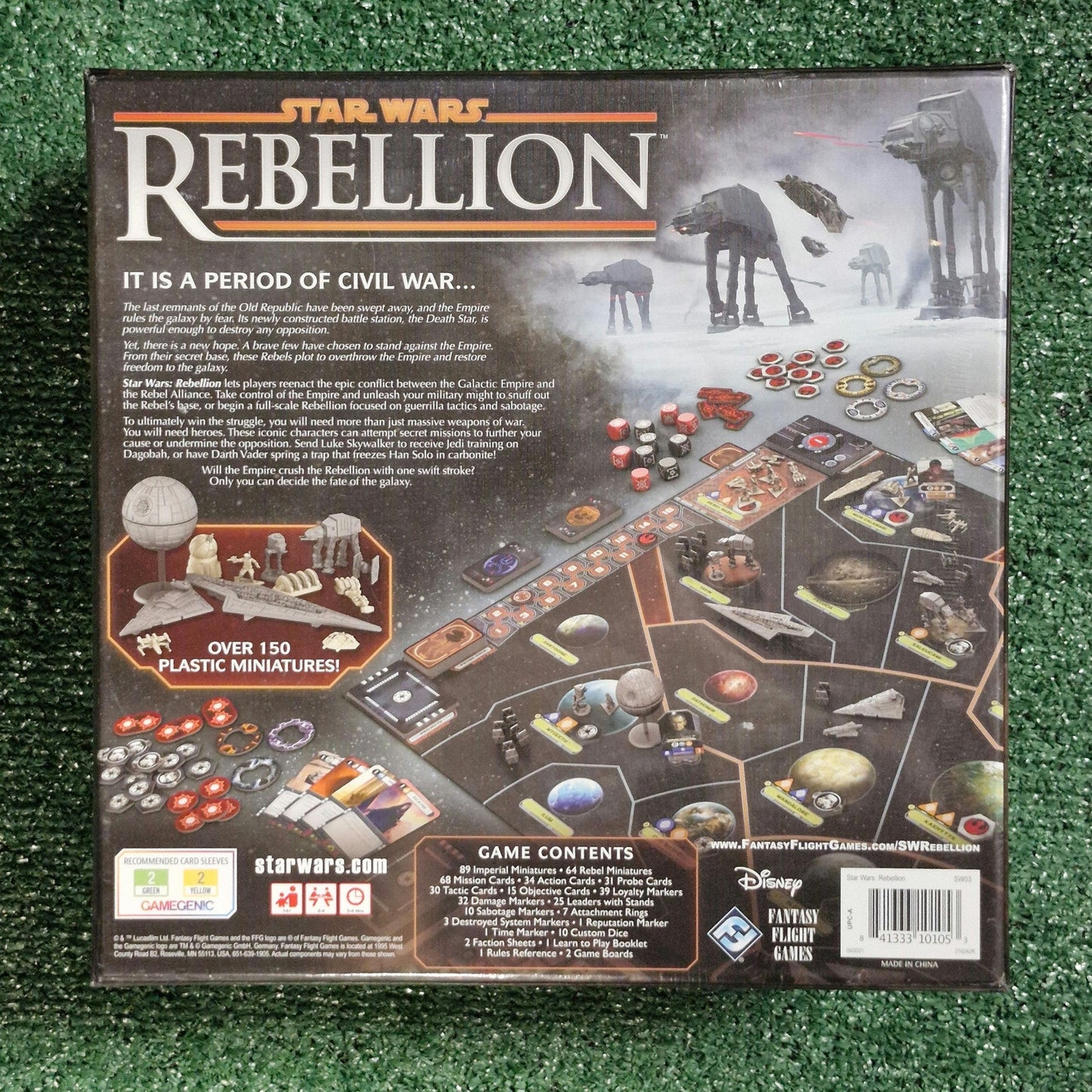 Star Wars Rebellion 2016 Board Game Fantasy Flight Open Box Complete