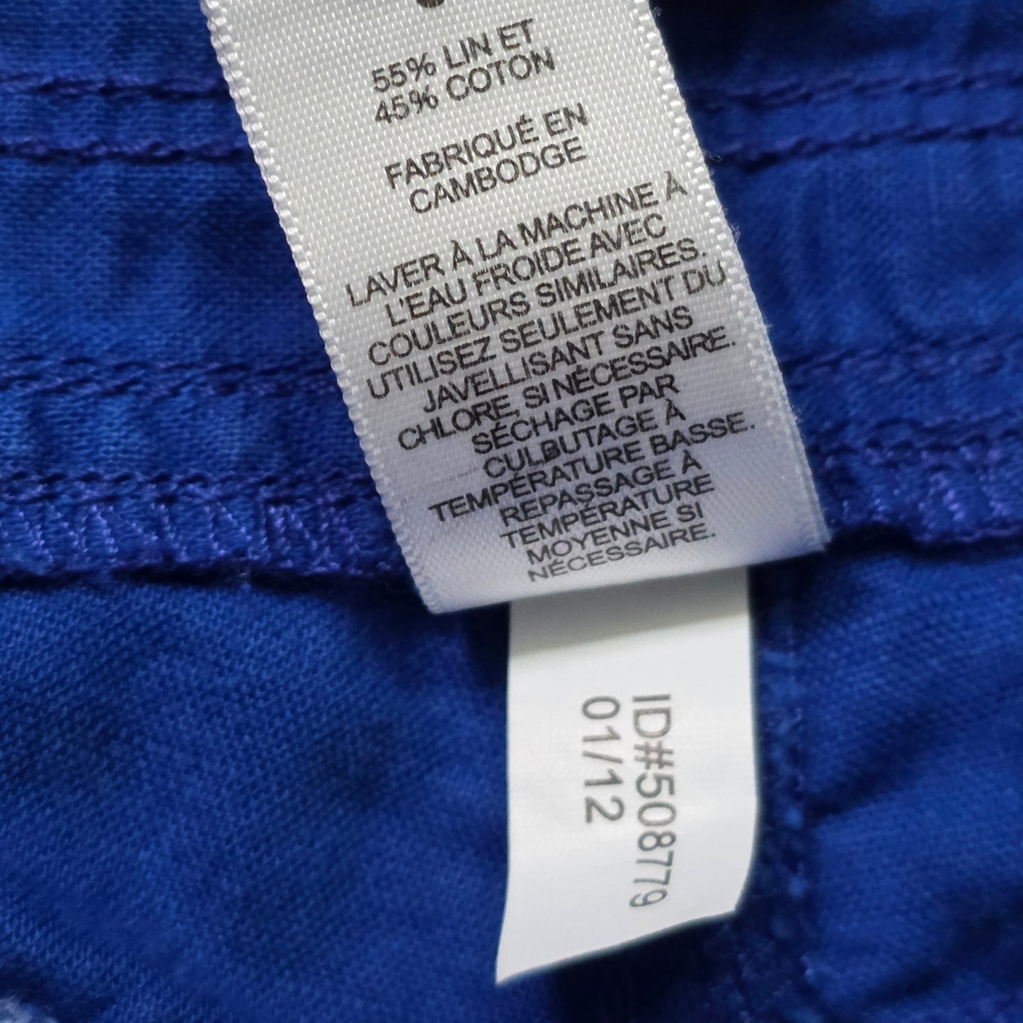 Express Casual Linen Pants Women’s 8 Cobalt Blue NWT