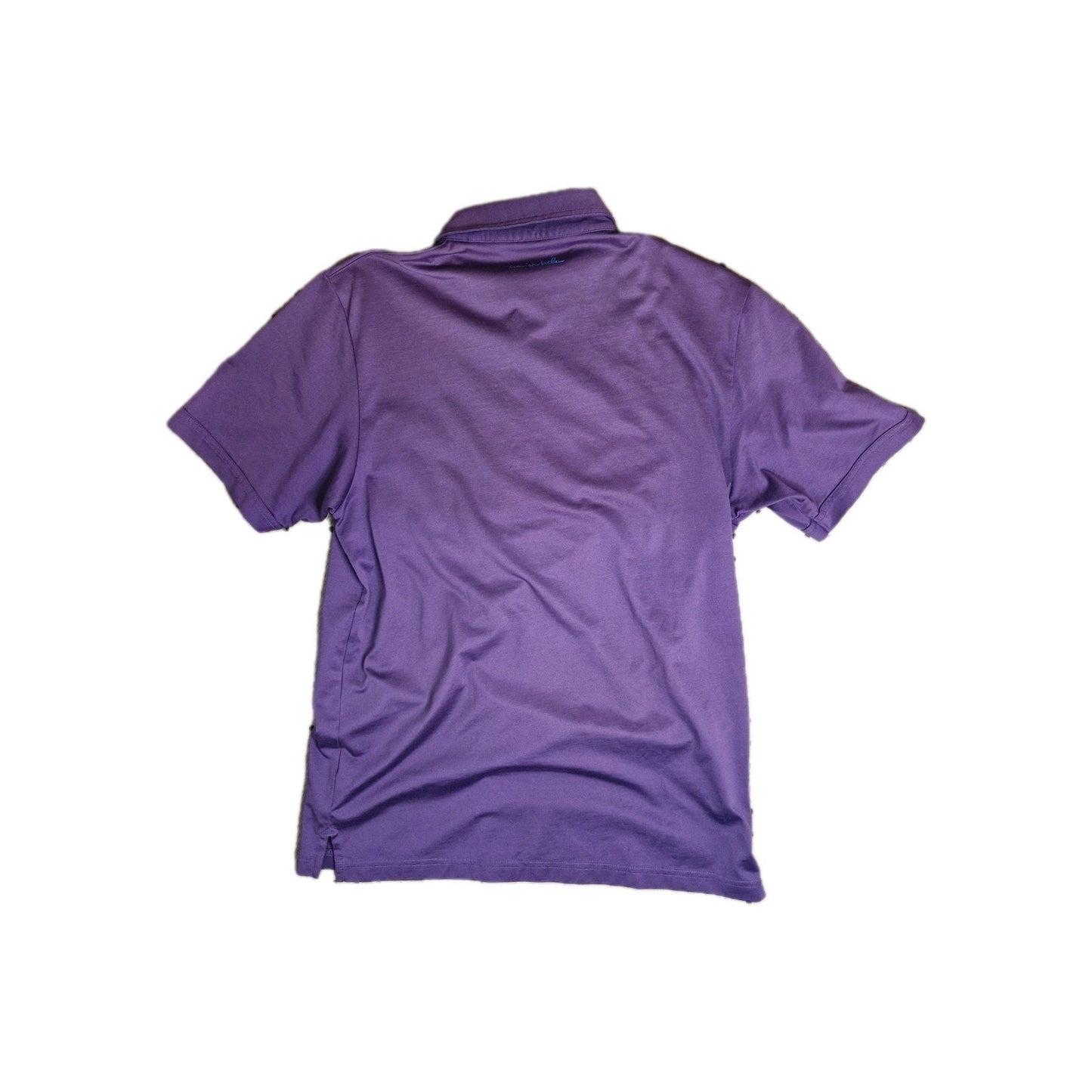 Travis Mathew Polo Shirt Mens Medium Purple Lightweight Cotton Blend Casual Golf