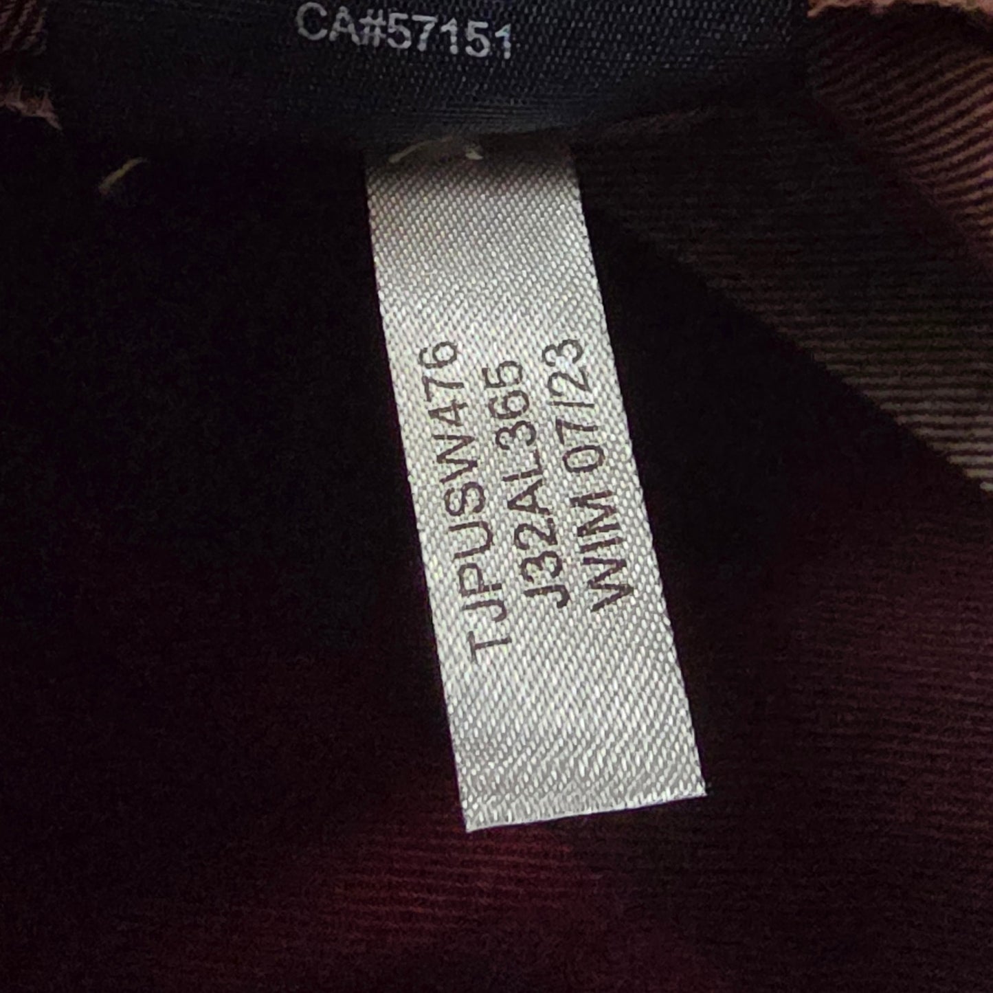 Tommy Hilfiger Women’s Pink Check Long Sleeve Button-Up Shirt Size S