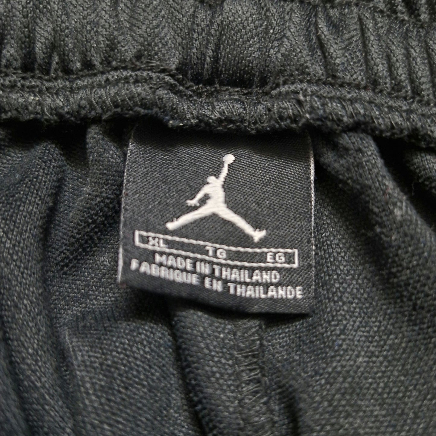 Jordan Vintage Sweatpants XL Black Drawstring Hem Retro Style