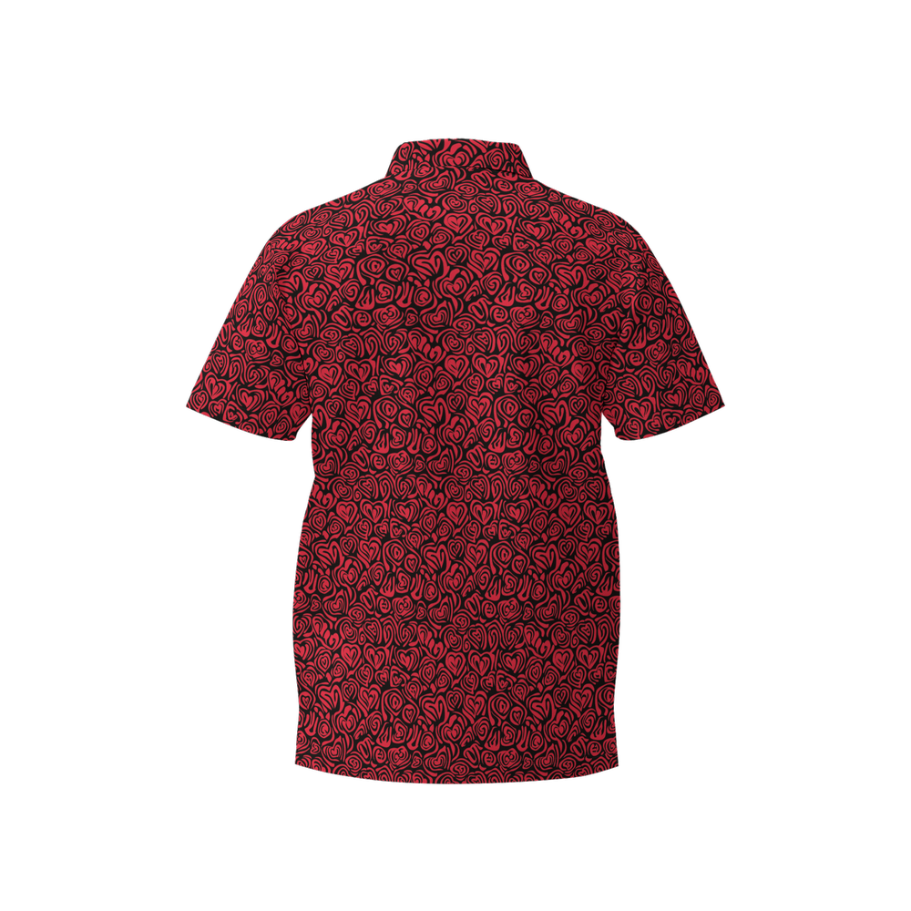 Tee Time Roses Performance Polo
