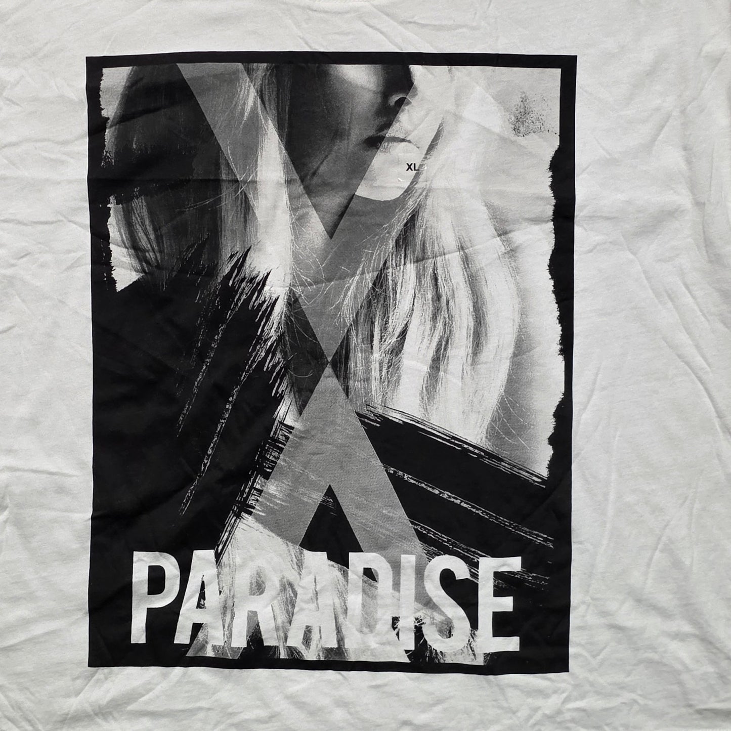 Express Paradise Graphic T-Shirt Women XL White Casual NWT