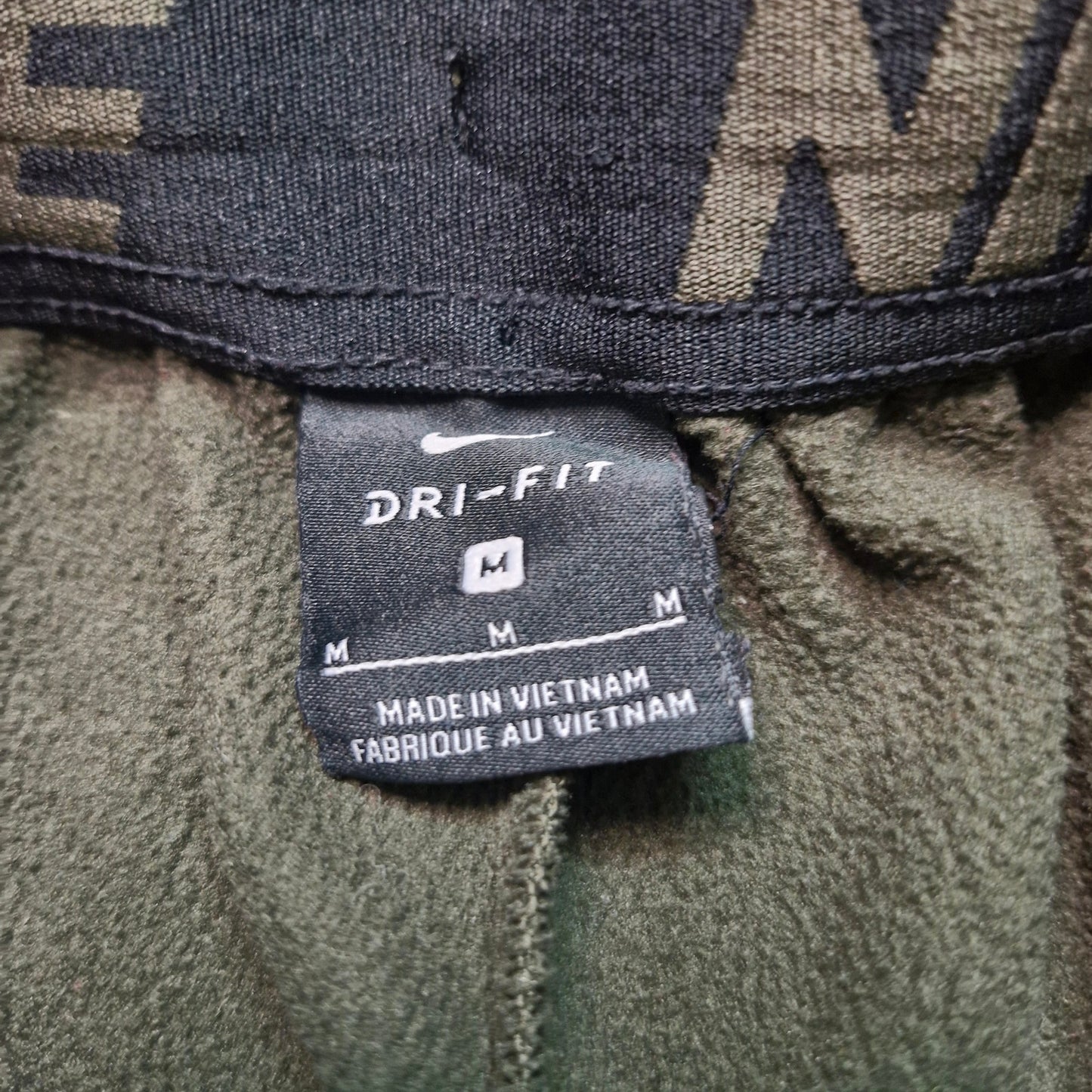 Nike Olive Green Dri-Fit Training Jogger Pants Men's Size M Gym Running Travel