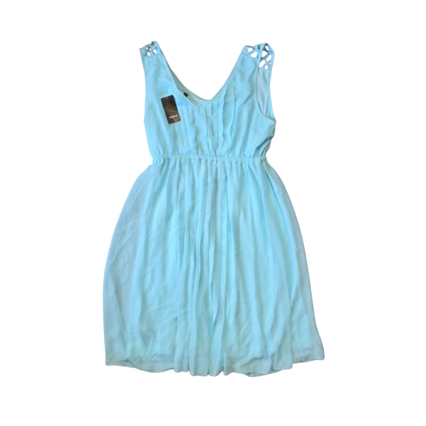 Torrid Dress Women’s Blue Pleated A Line Empire Waist