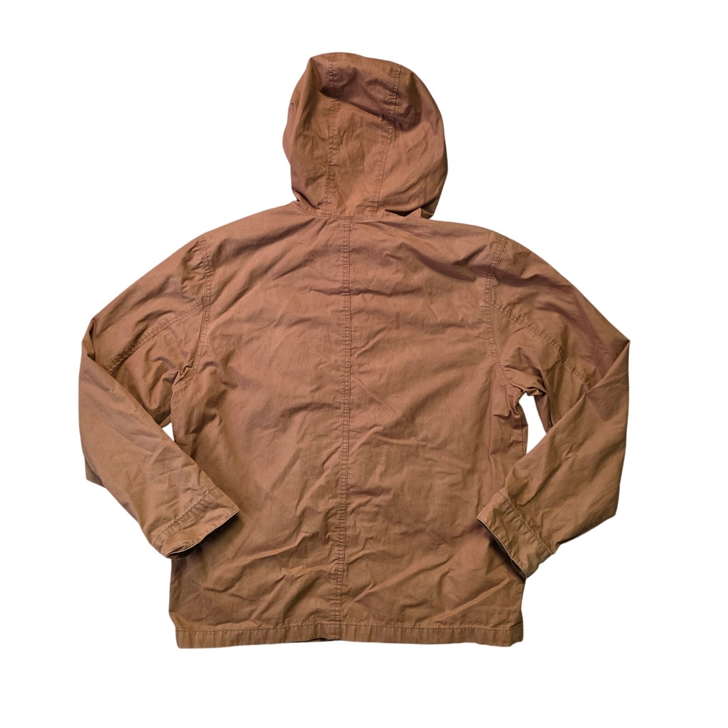 Old Navy Hooded Jacket Men’s L Brown Button Front