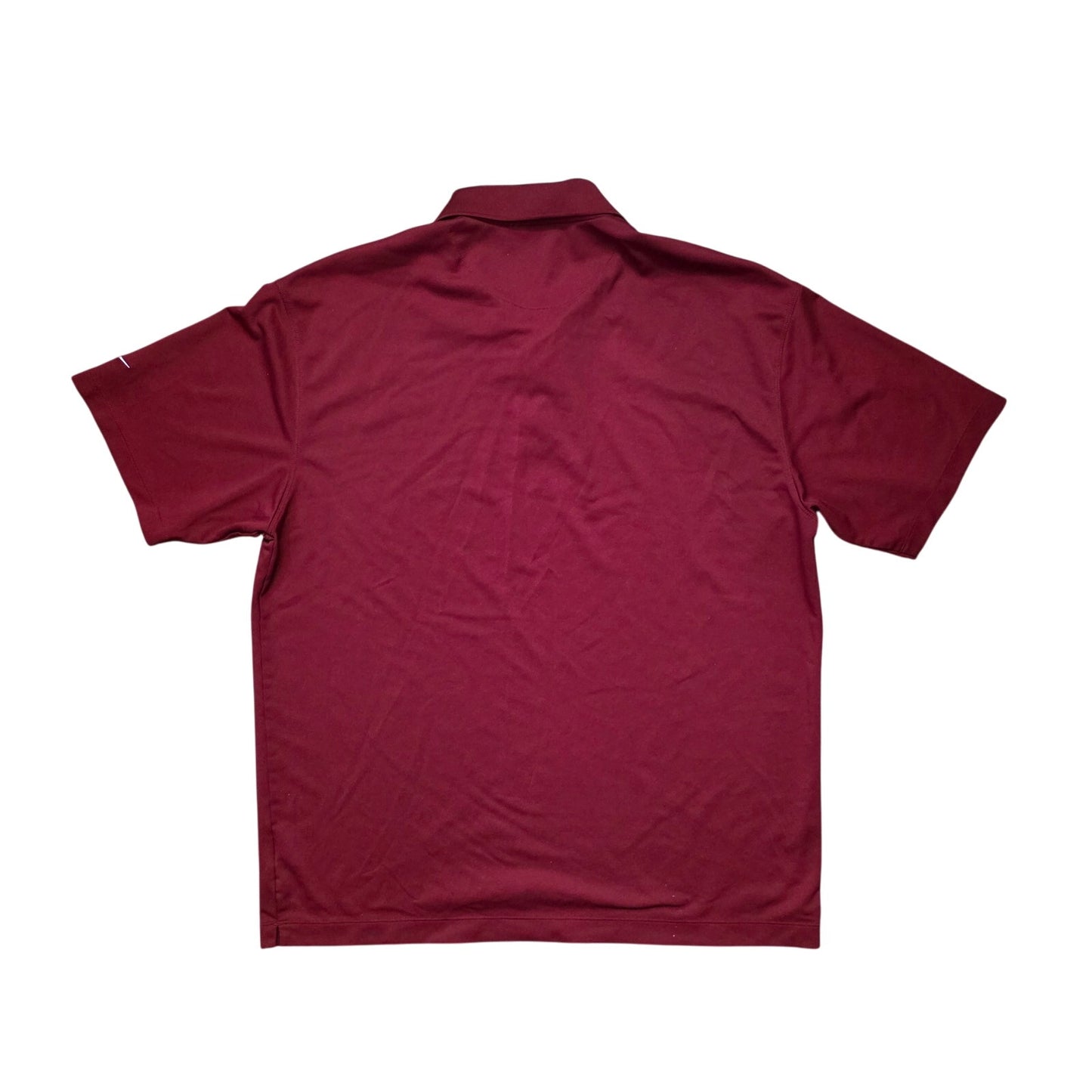 Nike Tour Dri‑Fit Golf Polo Men’s XXL Dark Red Performance Stretch Short Sleeve