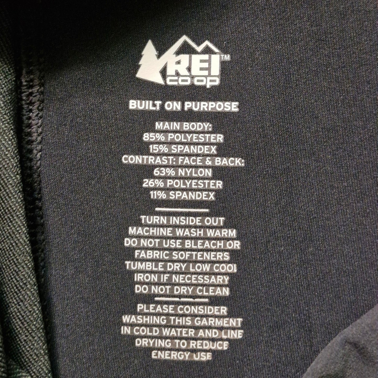 REI Co-op Screeline Hiking Performance Leggings Women’s Size Medium Black