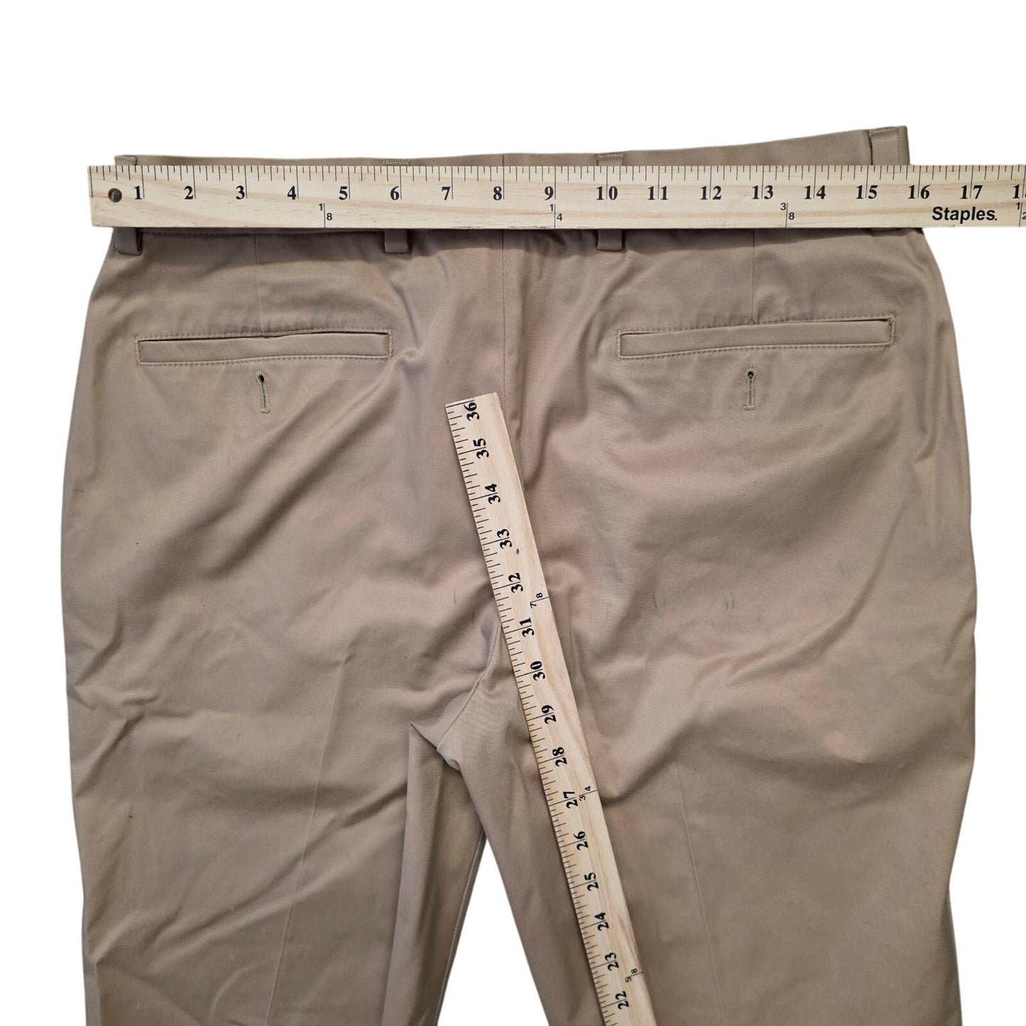 Brooks Brothers Chino Pants Men 33x30 Beige Tan Lightweight Advantage