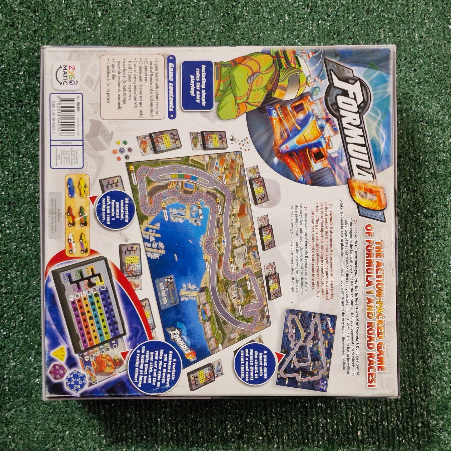 Asmodee 2008 Formula D Board Game Formula 1 Racing Strategy 100% Complete