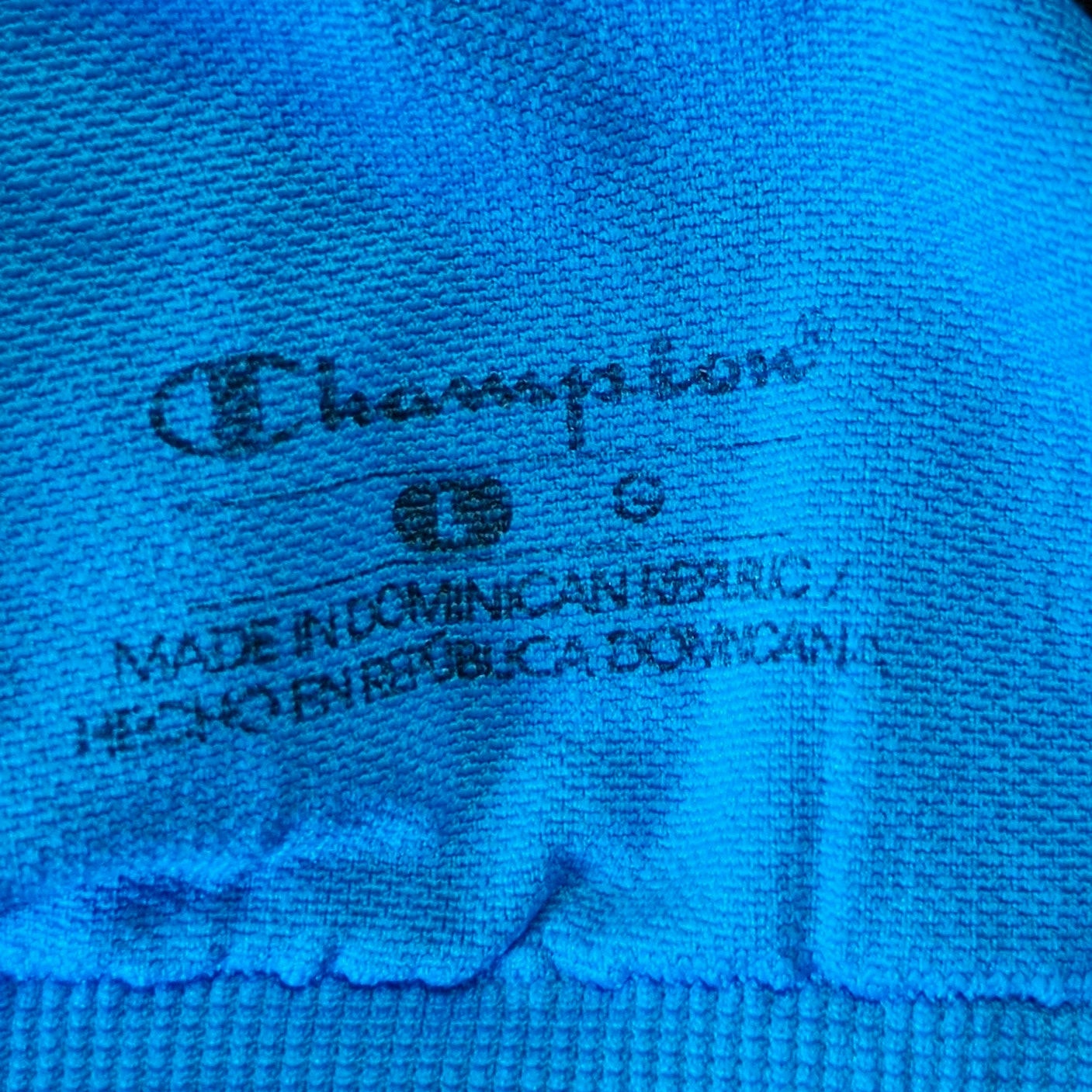 Champion Sports Bra Women’s Large Blue Cross Strap Support Activewear