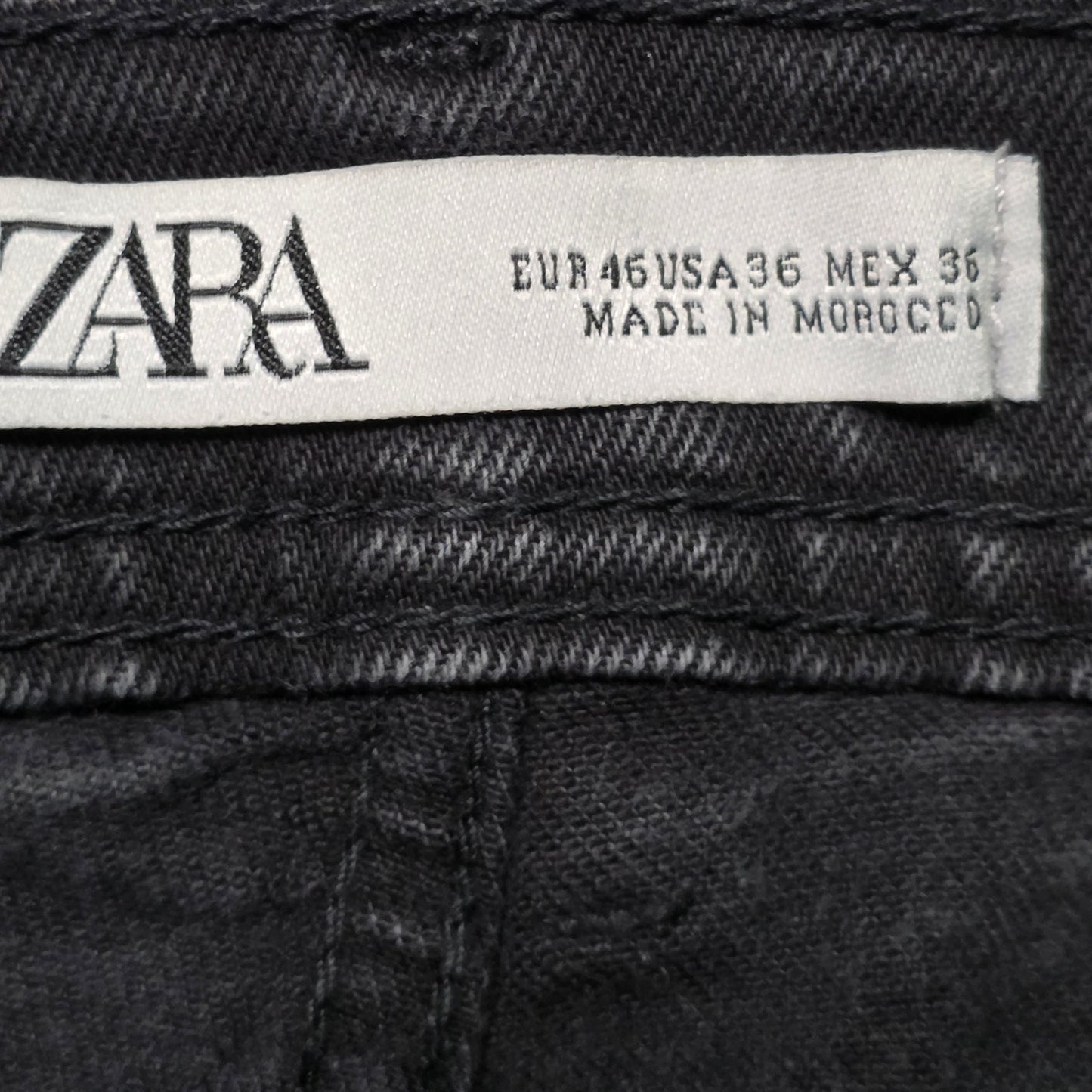 Zara Man Jeans Men’s 36 Black Denim Slim Fit