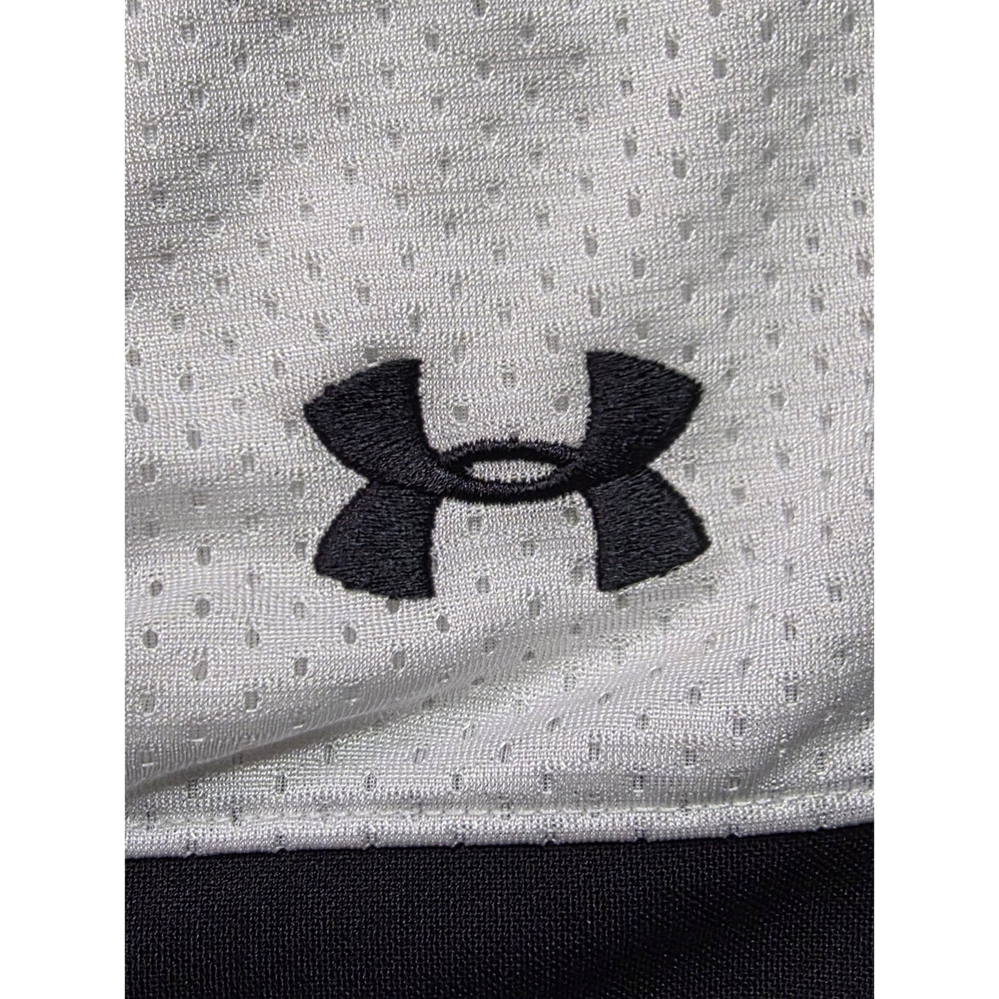 Under Armour Project Rock Shorts Men’s XXL White Mesh Iron Paradise
