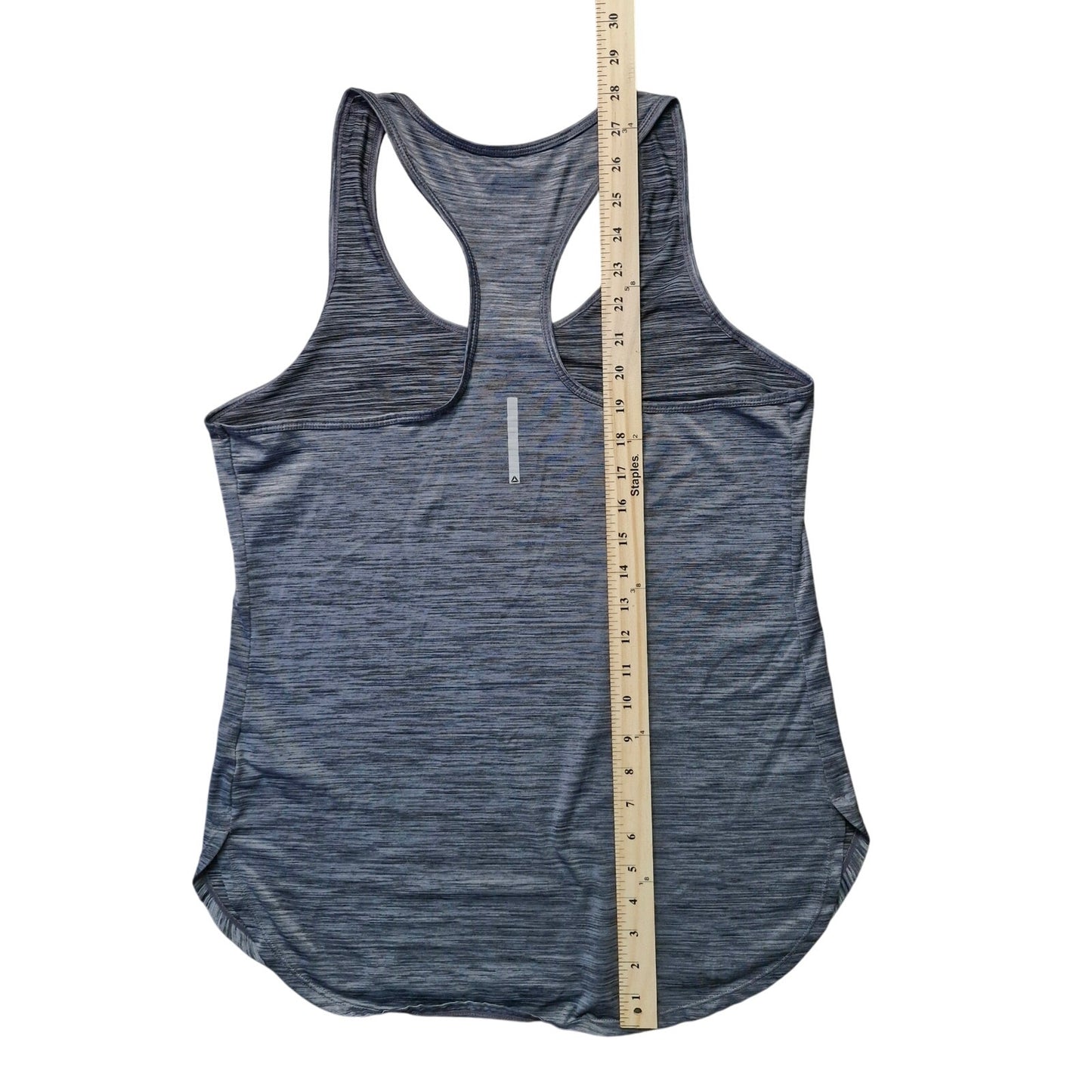 Reebok Dri‑FIT Tank Top Women’s Large Gray Racerback Workout Gym Shirt