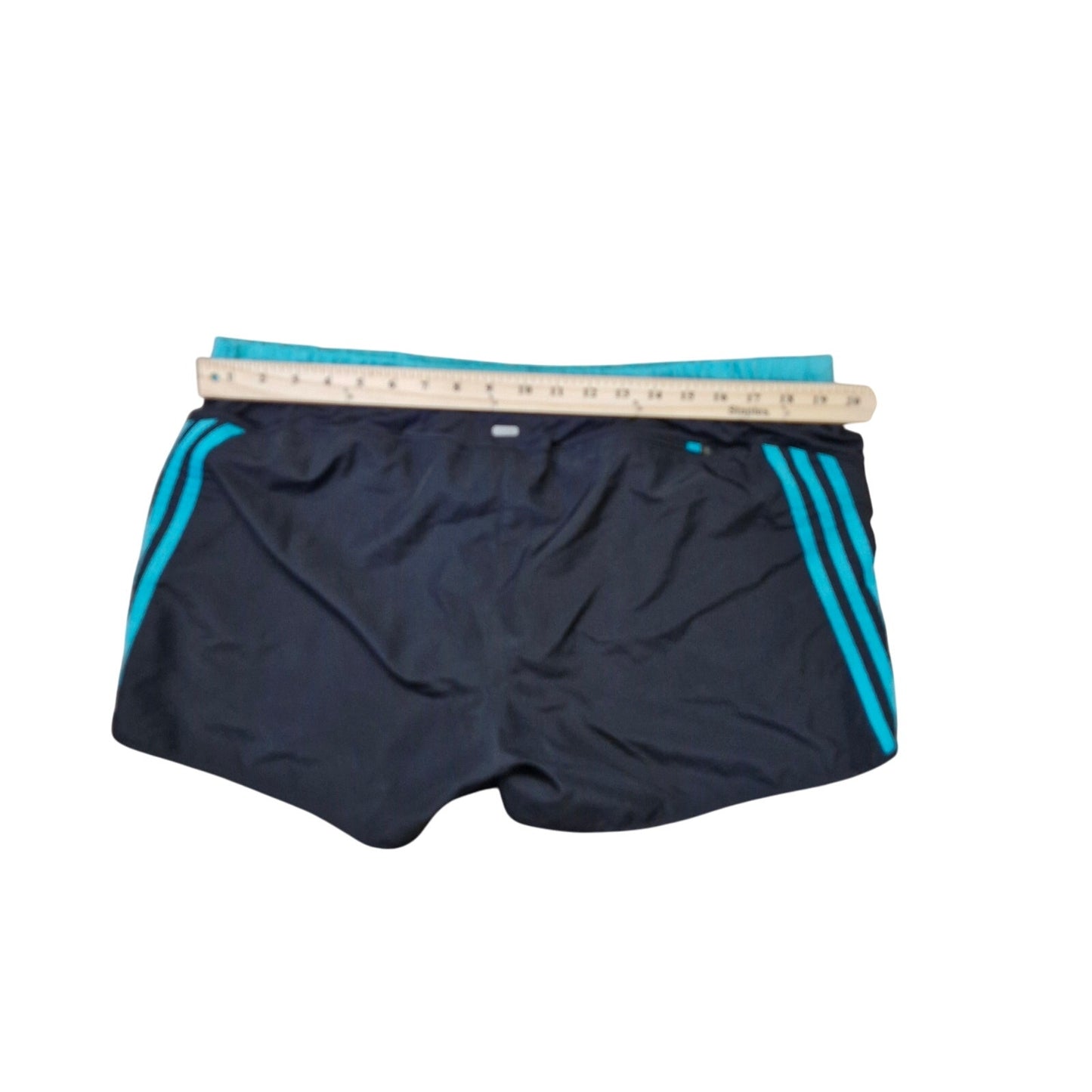 Adidas Response Climalite Running Shorts Women’s Size XL Black with Teal Stripes