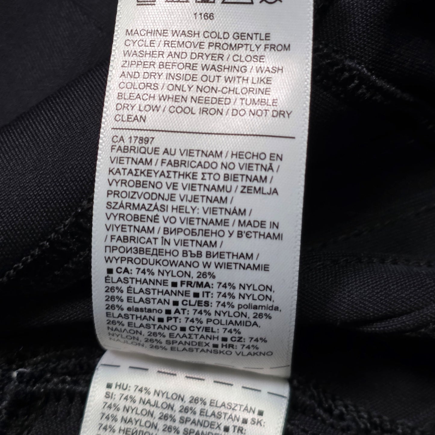 Athleta Delancey Moto Tight Leggings Women’s M Black Athleisure