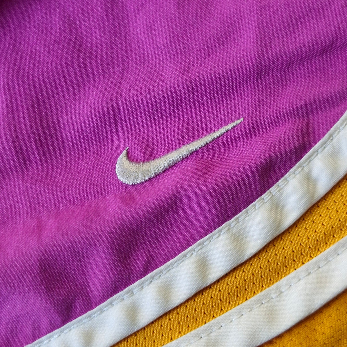 Nike Dri-Fit Women's Athletic Shorts Women's Size Large Purple Orange Running Gym