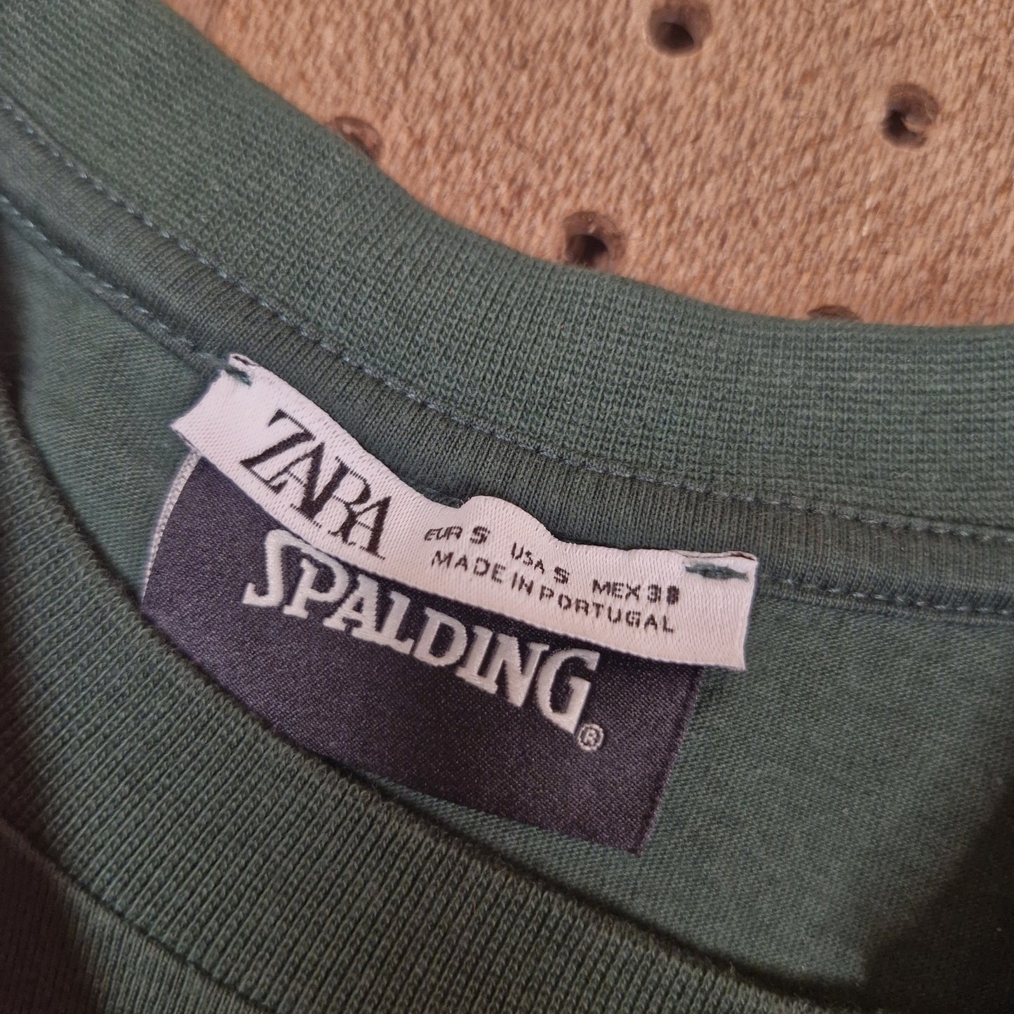 Spalding X ZARA 2021 Graphic Tee Rare Size S