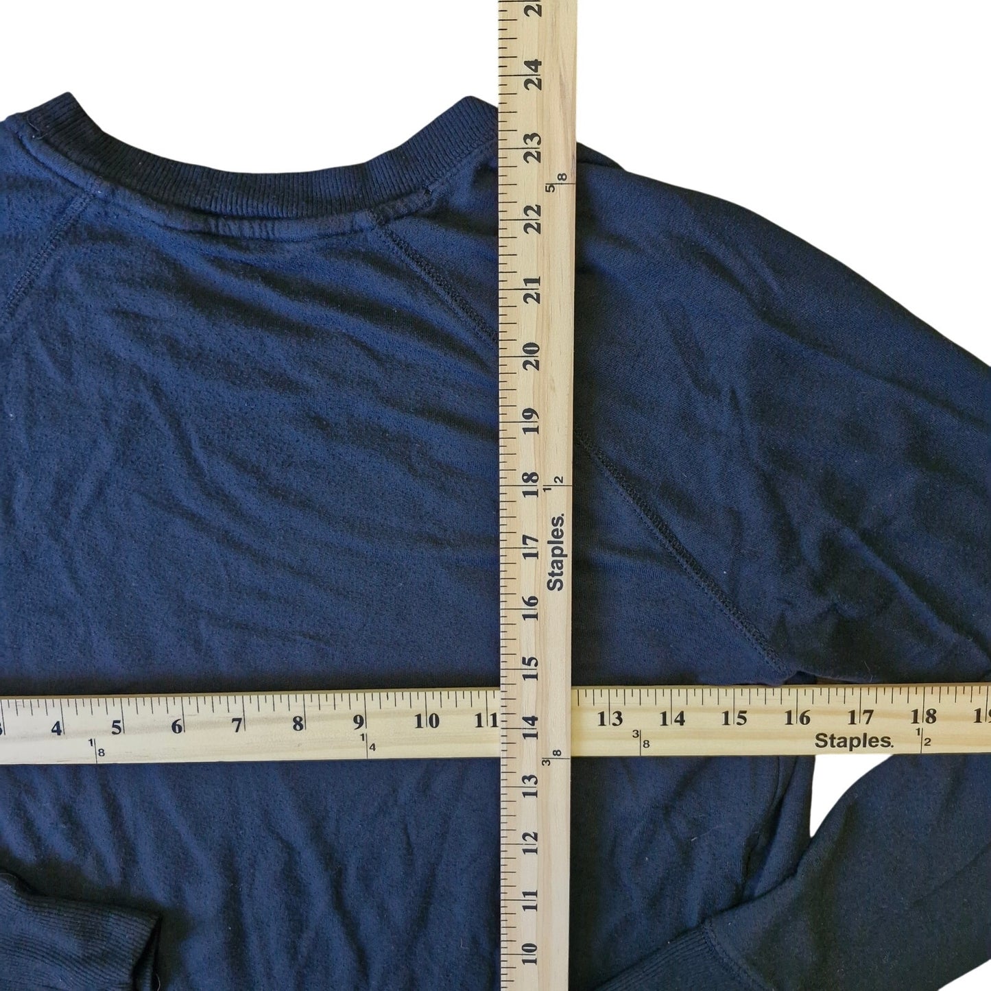 Athleta Women’s Serenity Criss‑Cross Sweatshirt Top Black XS Lightweight