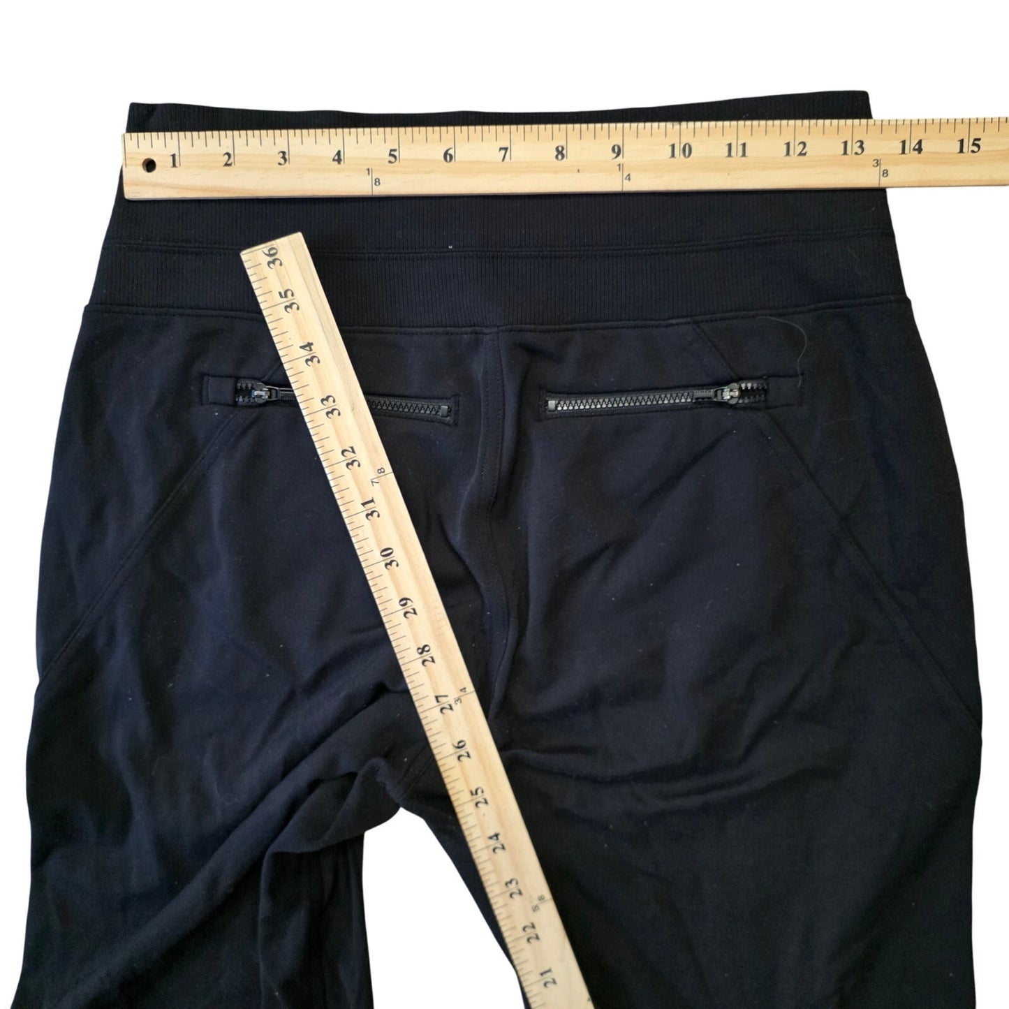 Athleta Venice High Rise Jogger Womens XS Black Stretch Waistband