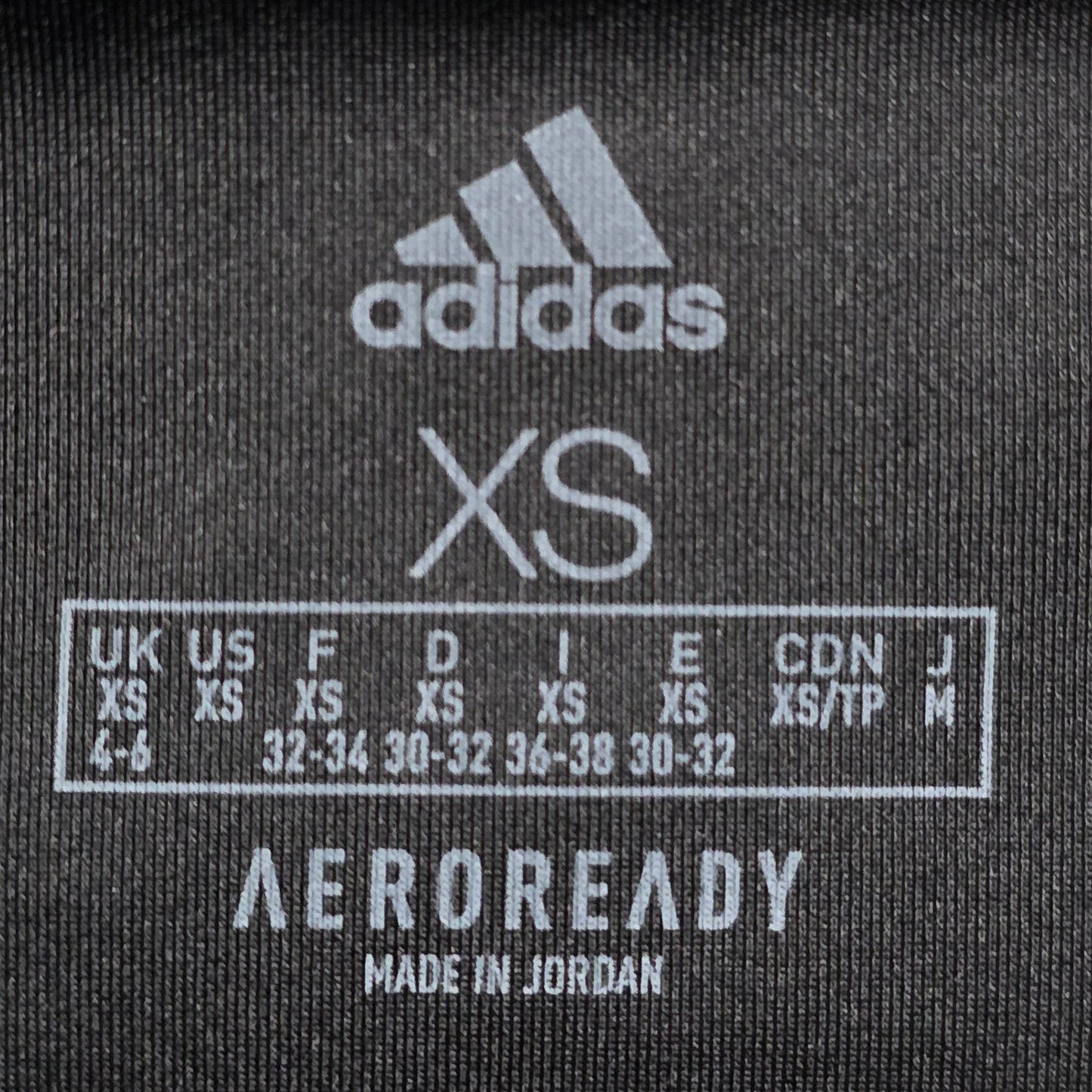 Adidas Aeroready 7/8 Leggings Women’s XS Black 3-Stripe Tight Fit