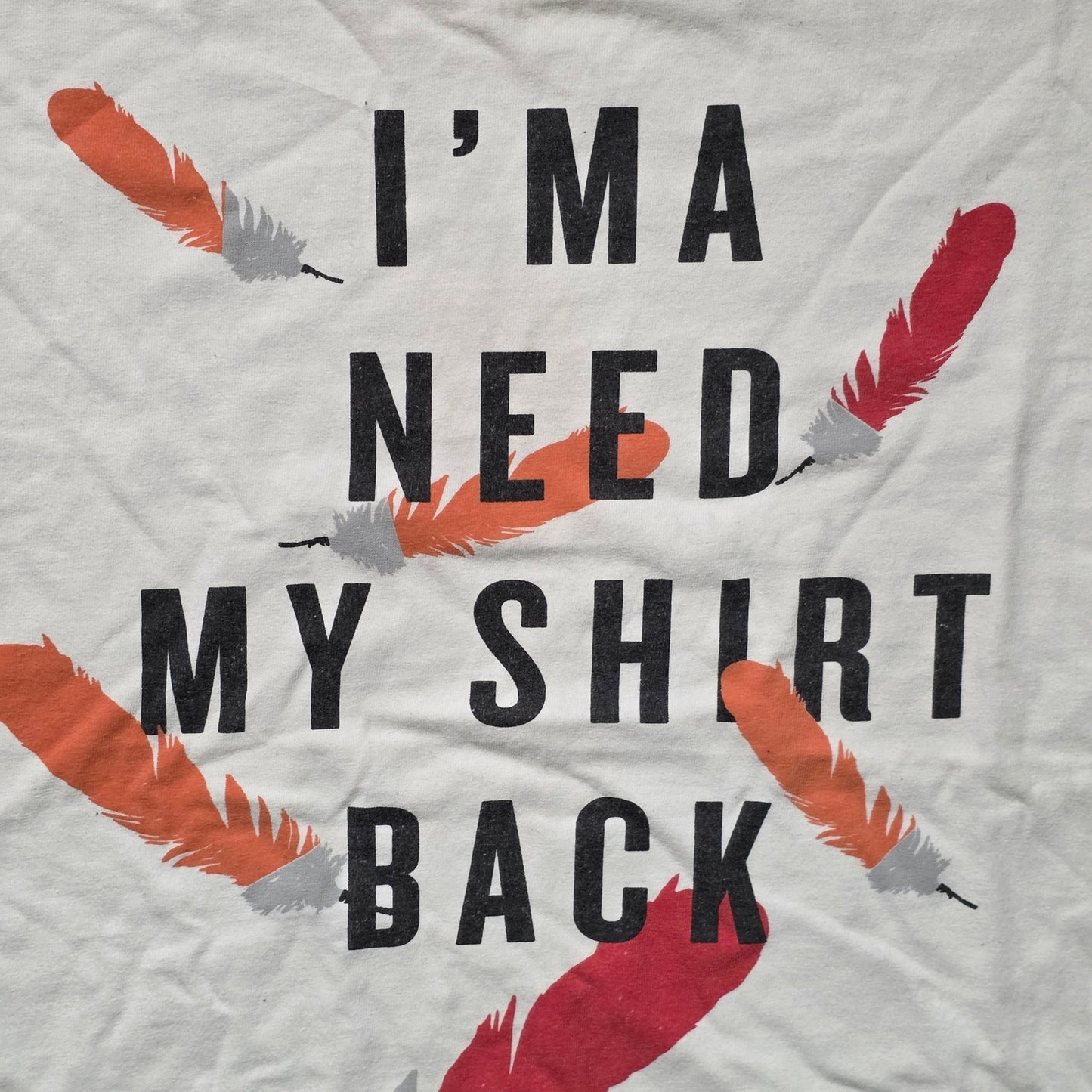 J. Cole I’ma Need My Shirt Back Forest Hills Drive Tour T-Shirt Men’s Medium White
