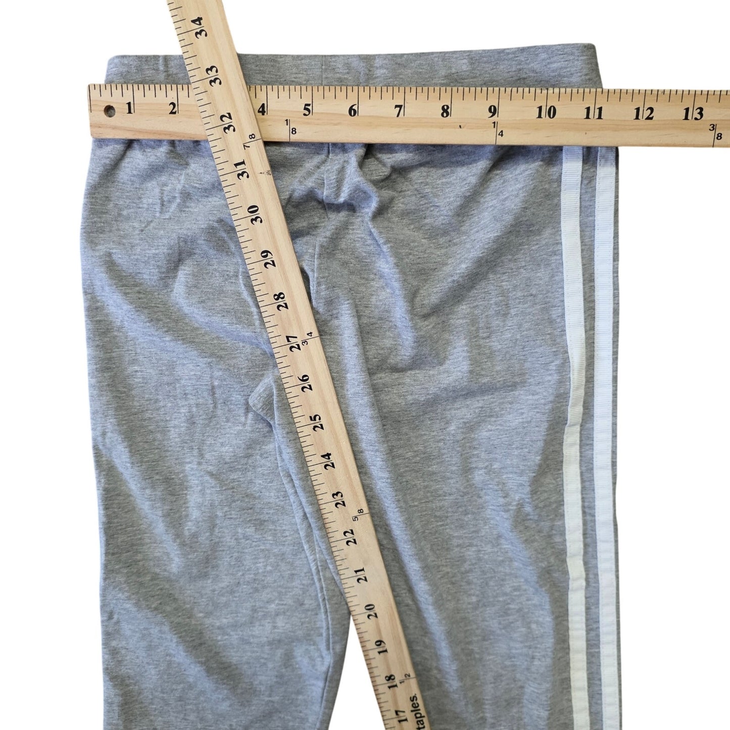 Adidas Originals Women’s 3-Stripes Leggings XS Gray Cotton Blend Casual