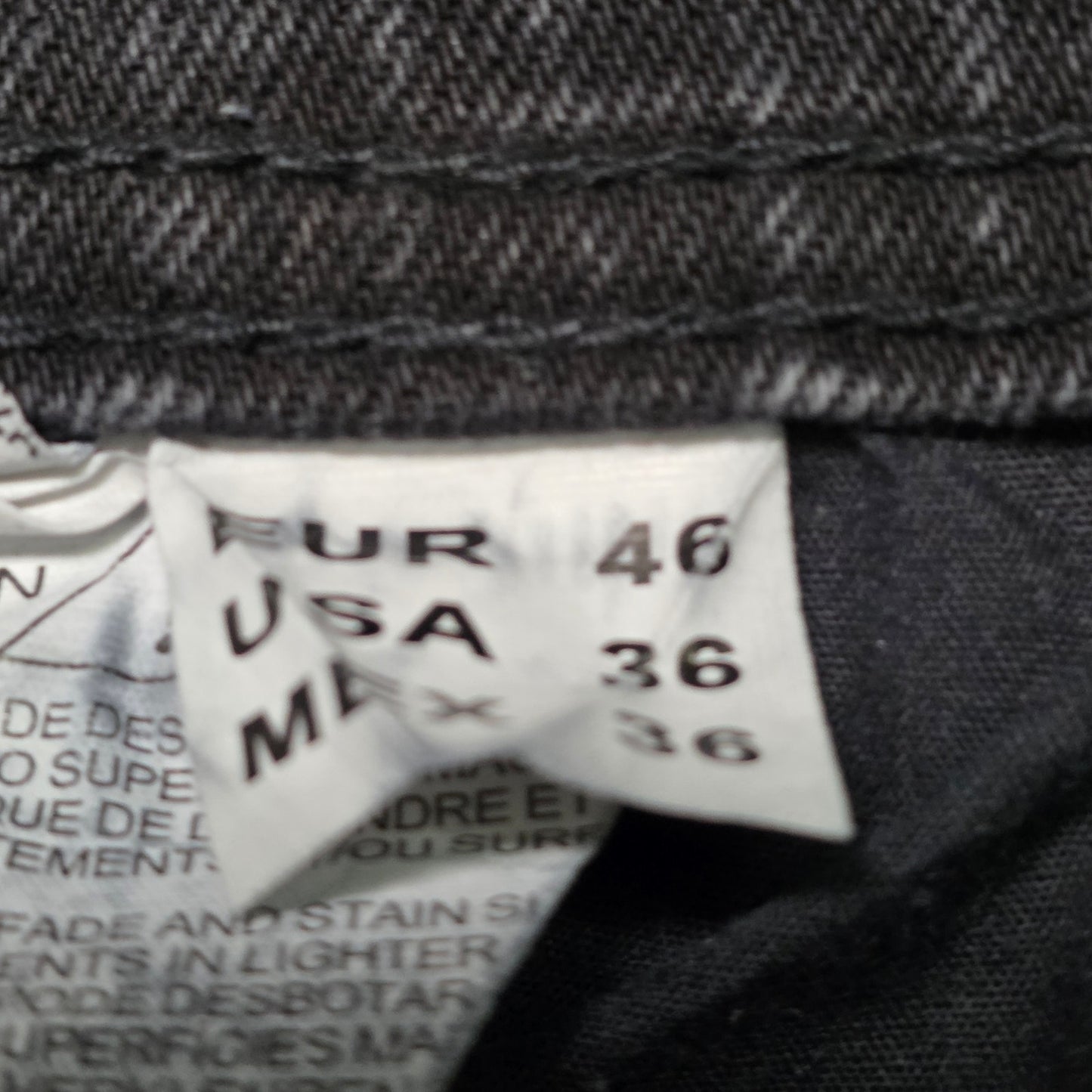 Zara Man Jeans Men’s 36 Black Denim Slim Fit