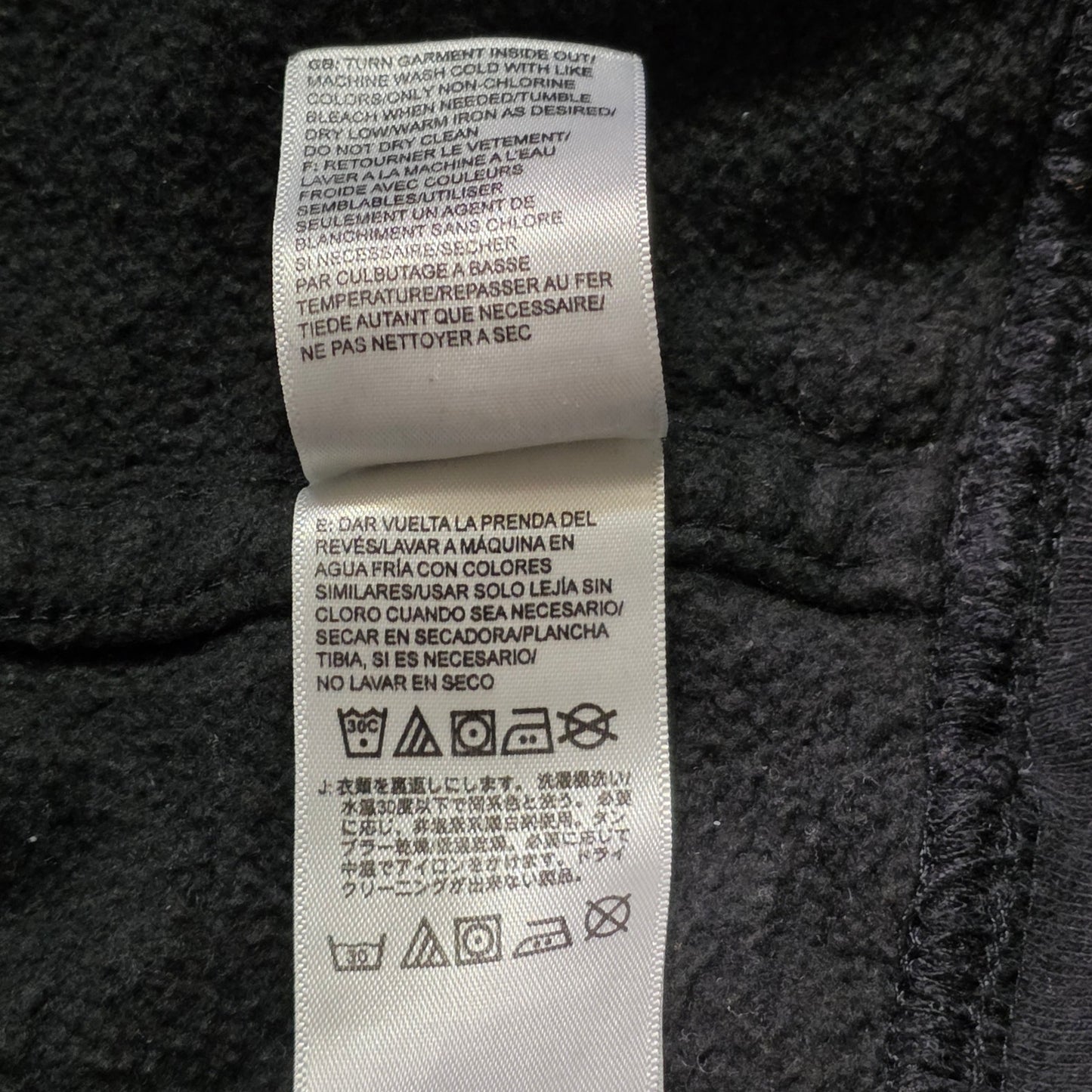The North Face Pullover Logo Hoodie Men’s XXL Black Kangaroo Pocket