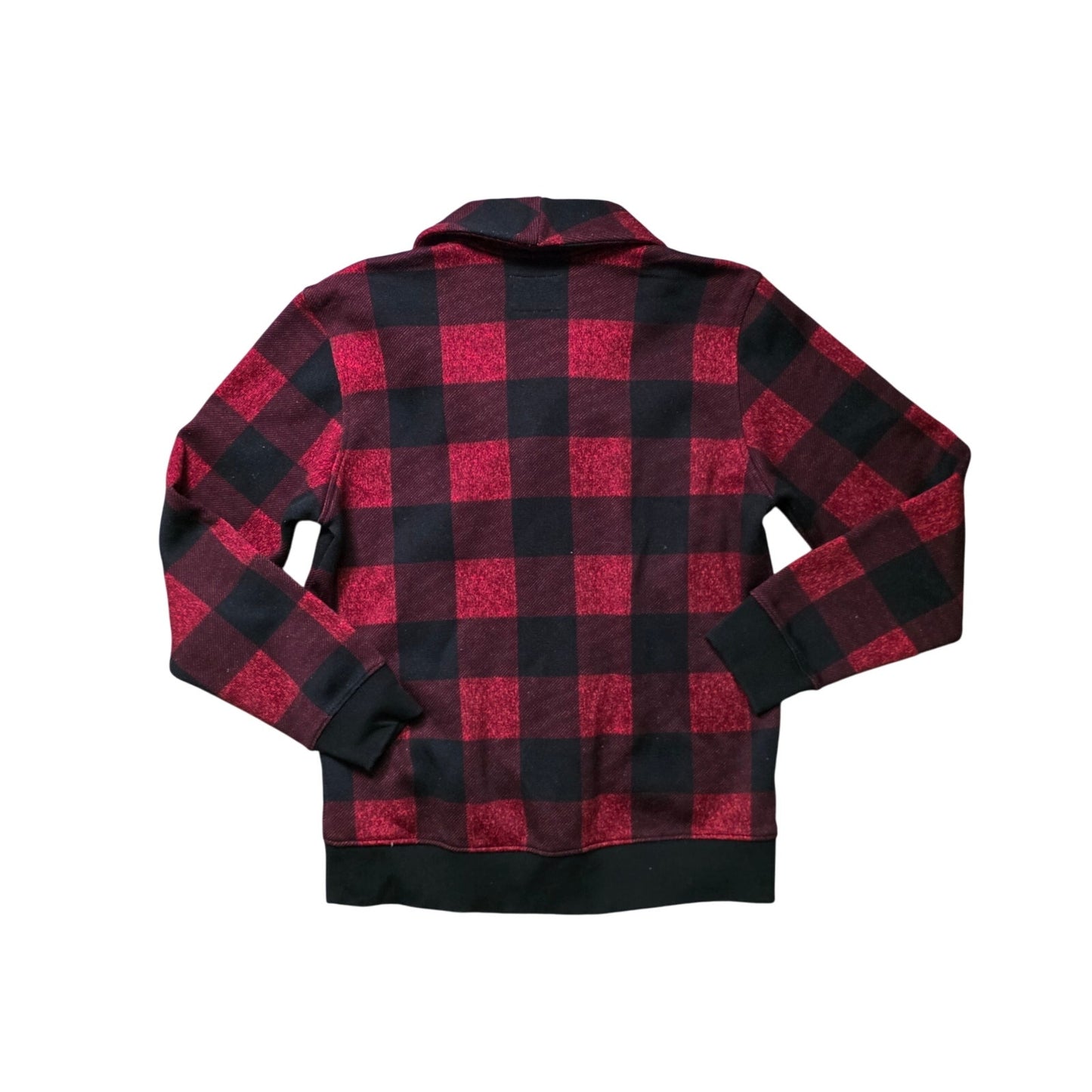 Old Navy Buffalo Plaid Shawl Collar Cardigan Men’s M Red Black