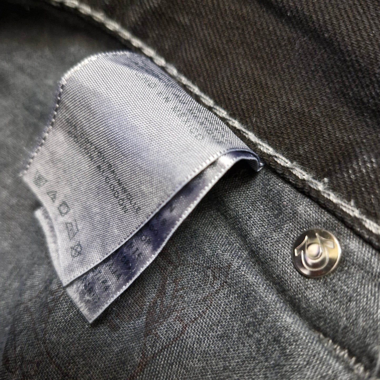 True Religion Jeans Size 33 Men's Grey Gloomy Wash Straight Leg Denim