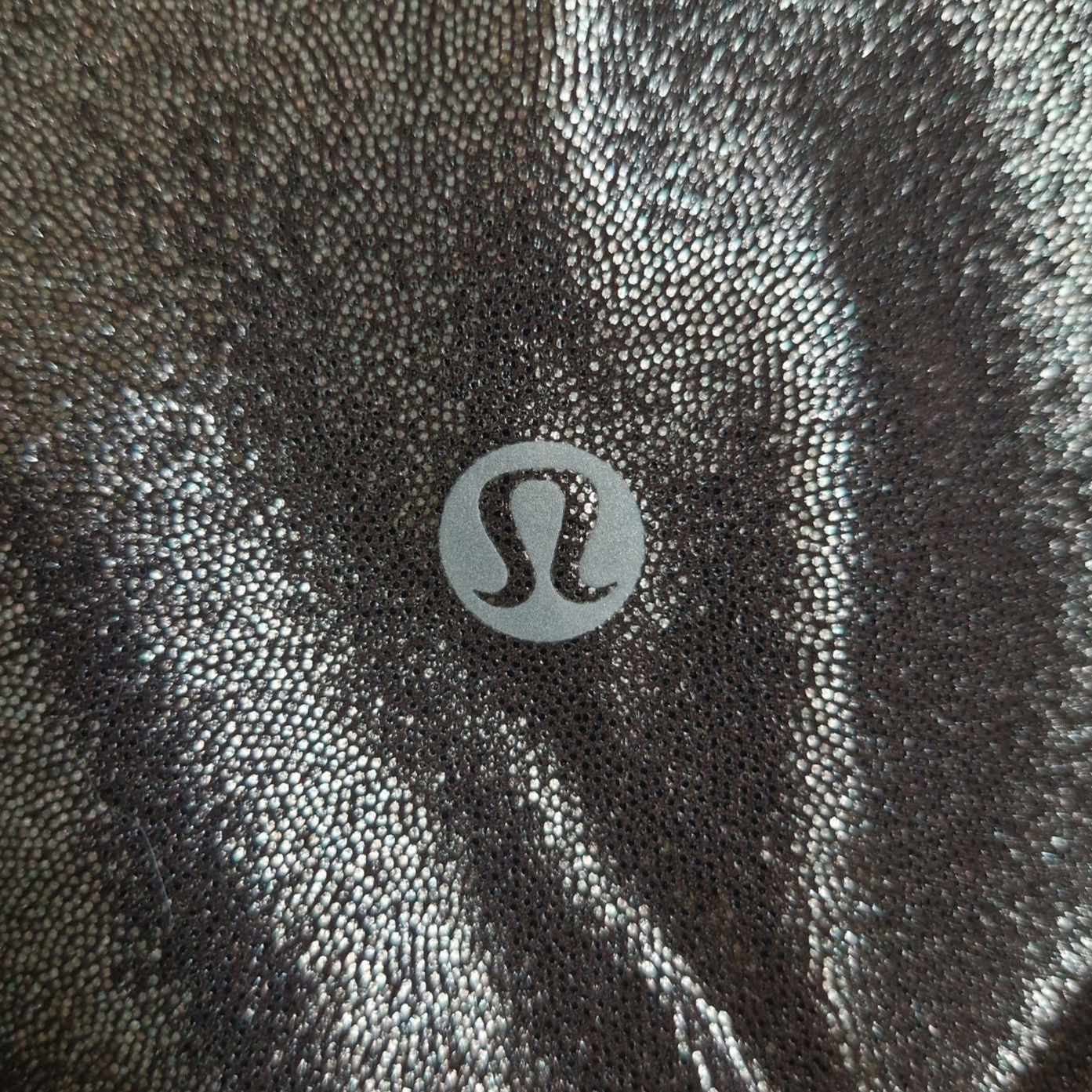 Lululemon Align High Rise Pant 25" Shine Radiate Foil Print French Press Size 14