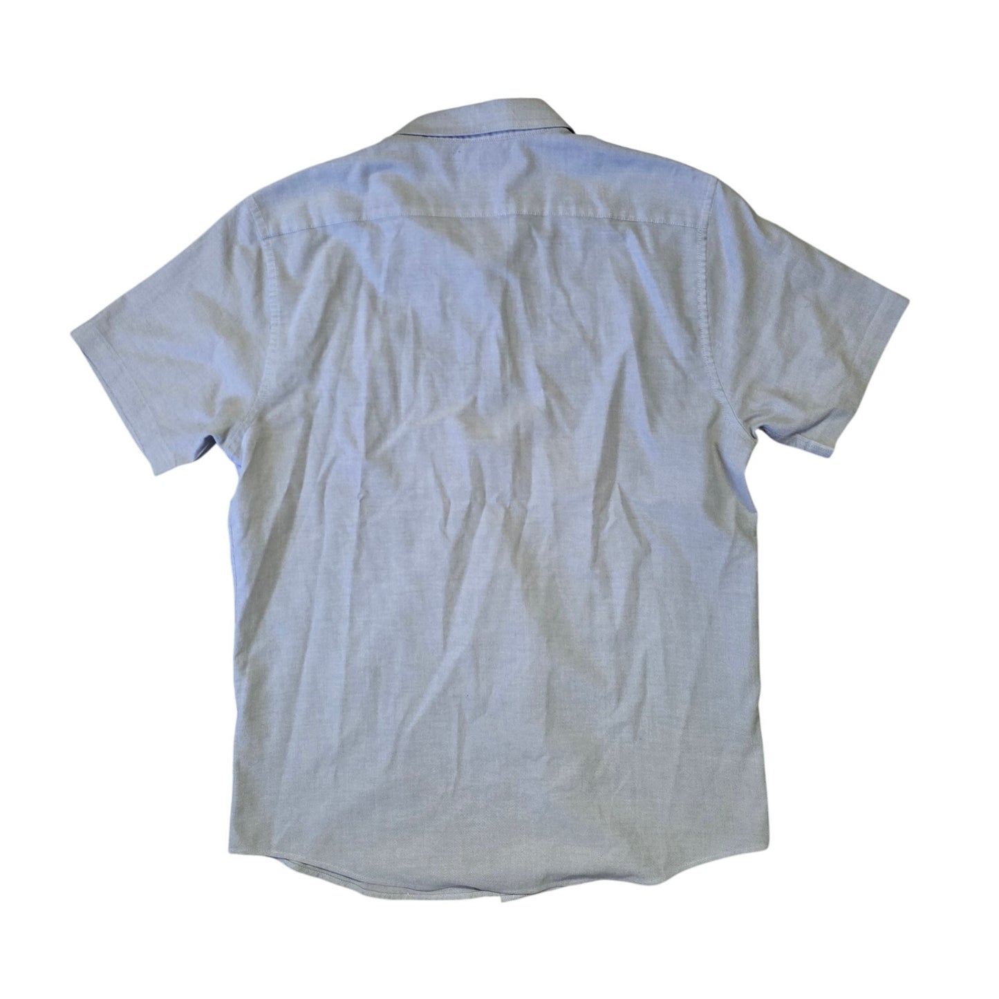 RVCA That’ll Do Stretch Short Sleeve Shirt Men’s Large Pavement Cotton‑Blend Casual Button‑Up
