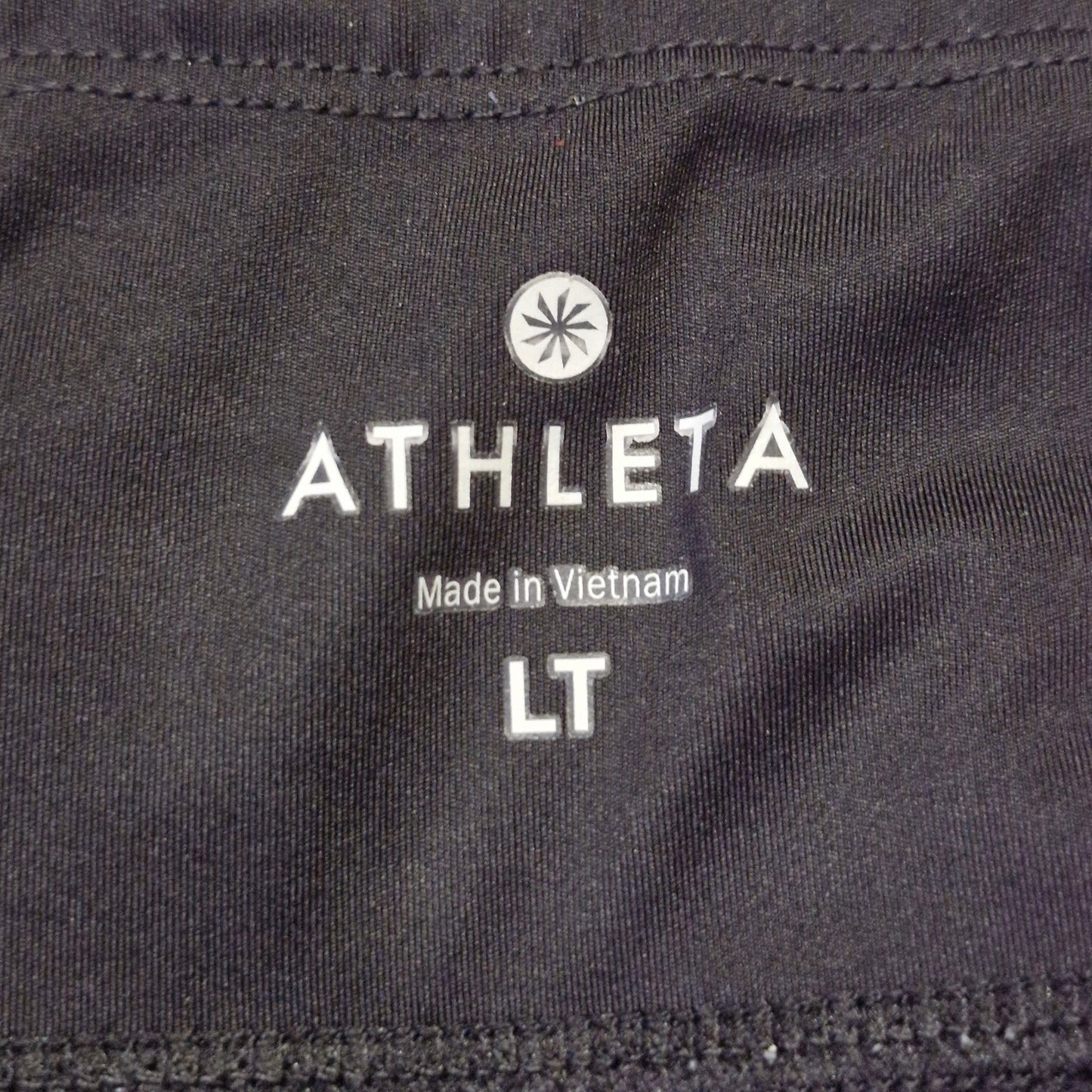 Athleta Sonar Spliced Leggings Women’s Large Tall Black Blue Yellow