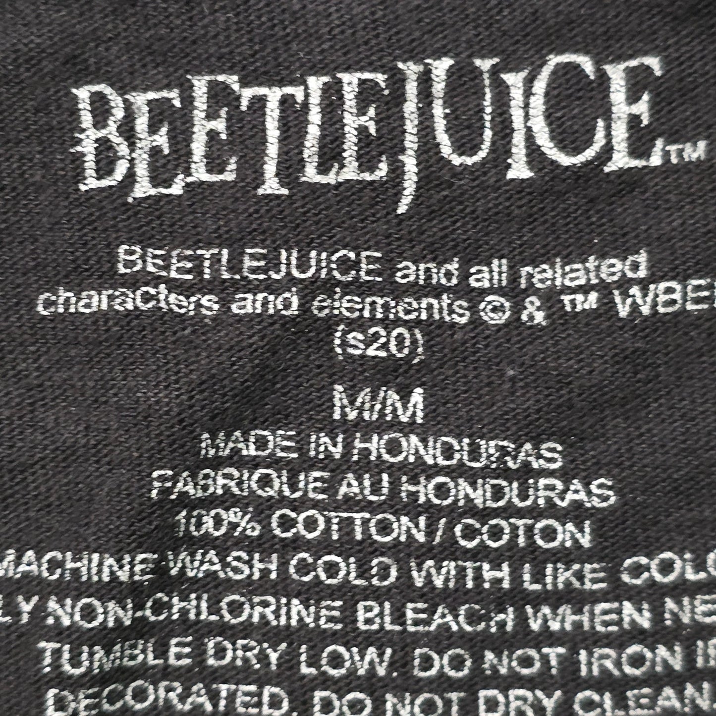 Beetlejuice “My Whole Life Is A Dark Room” Long Sleeve T-Shirt Men’s M Black