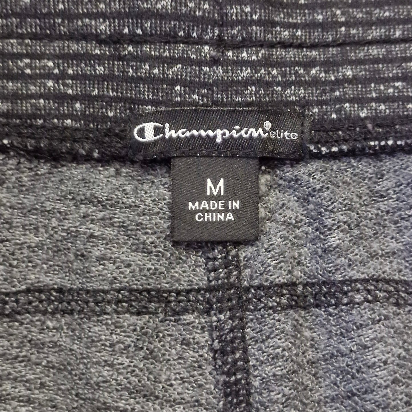 Champion Elite Gray & Black Striped Joggers Sweatpants Women’s Size Medium