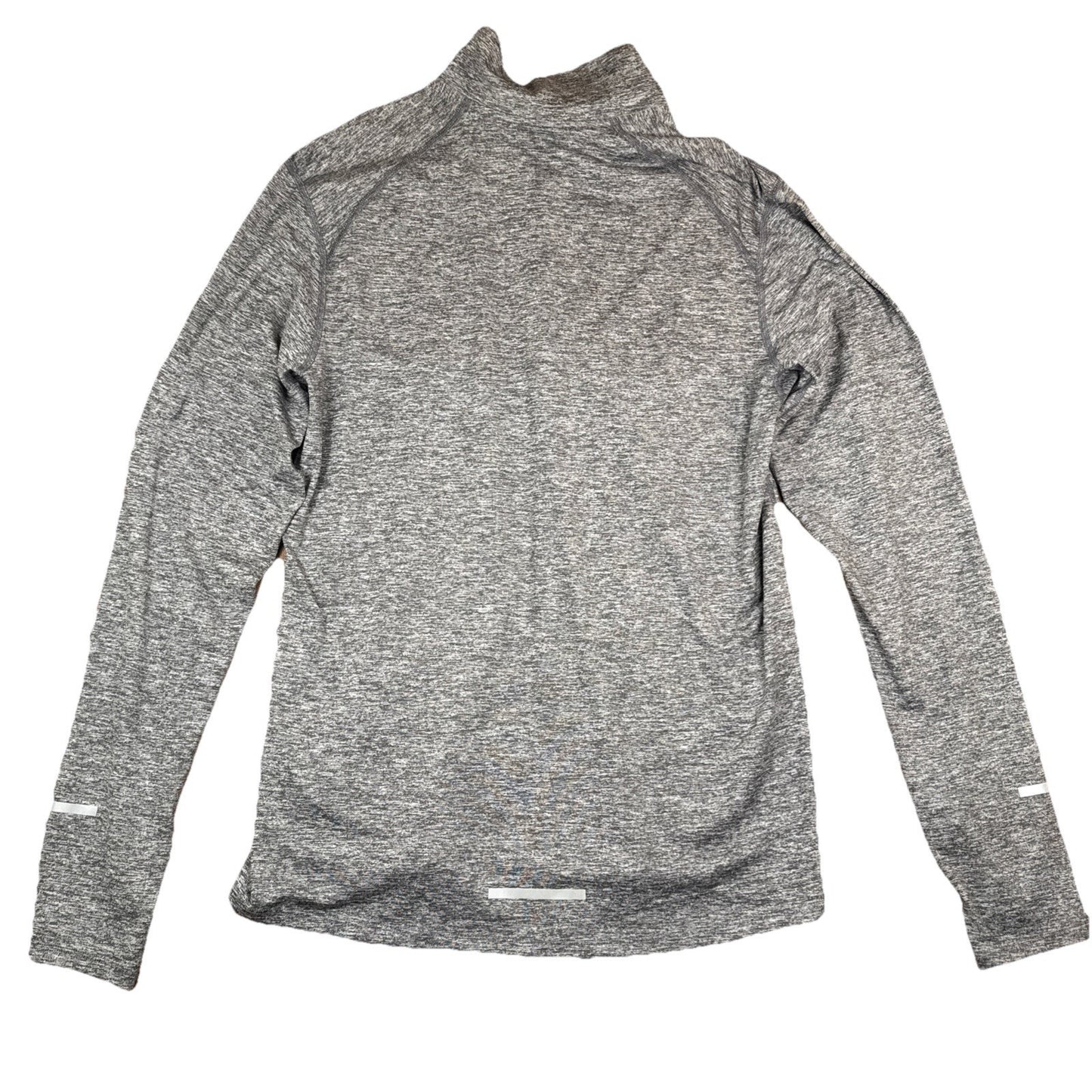 Nike Dri-Fit Quarter Zip Pullover Men’s M Gray Long Sleeve Running Training